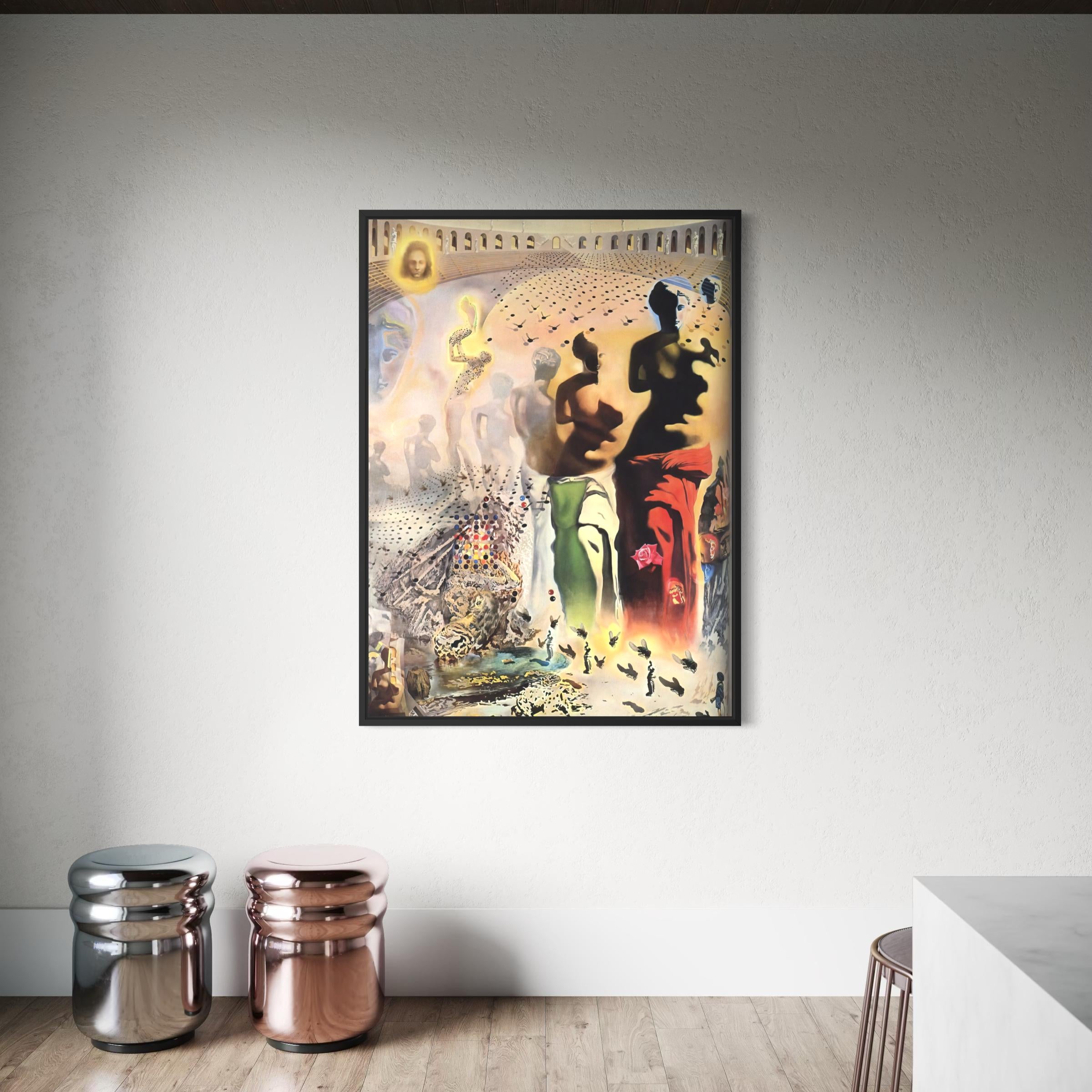 Salvador Dali The Hallucinogenic Toreador Surrealism Wall Art Canvas | Framed Poster Print