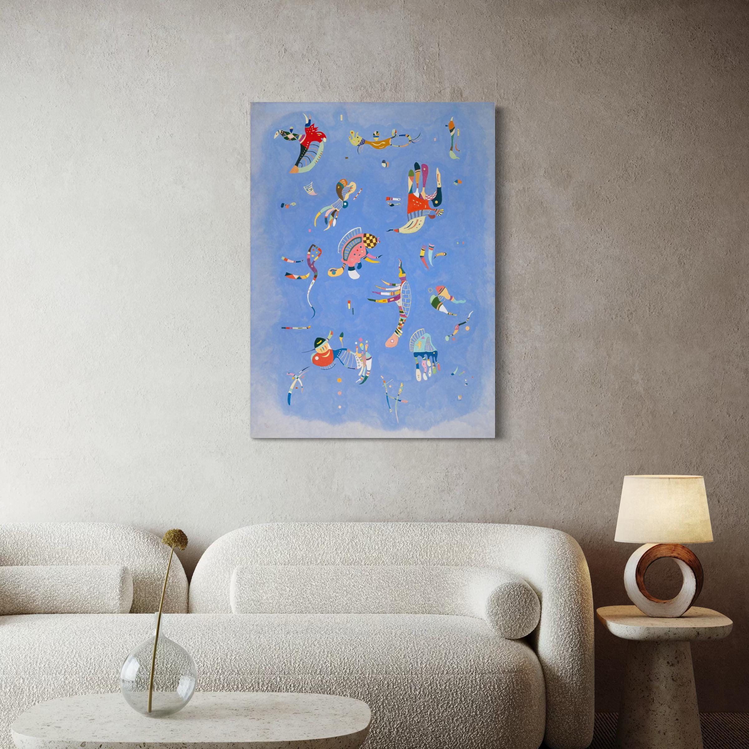 Wassily Kandinsky Sky Blue | Expressionism Modern Canvas Art | Poster Print