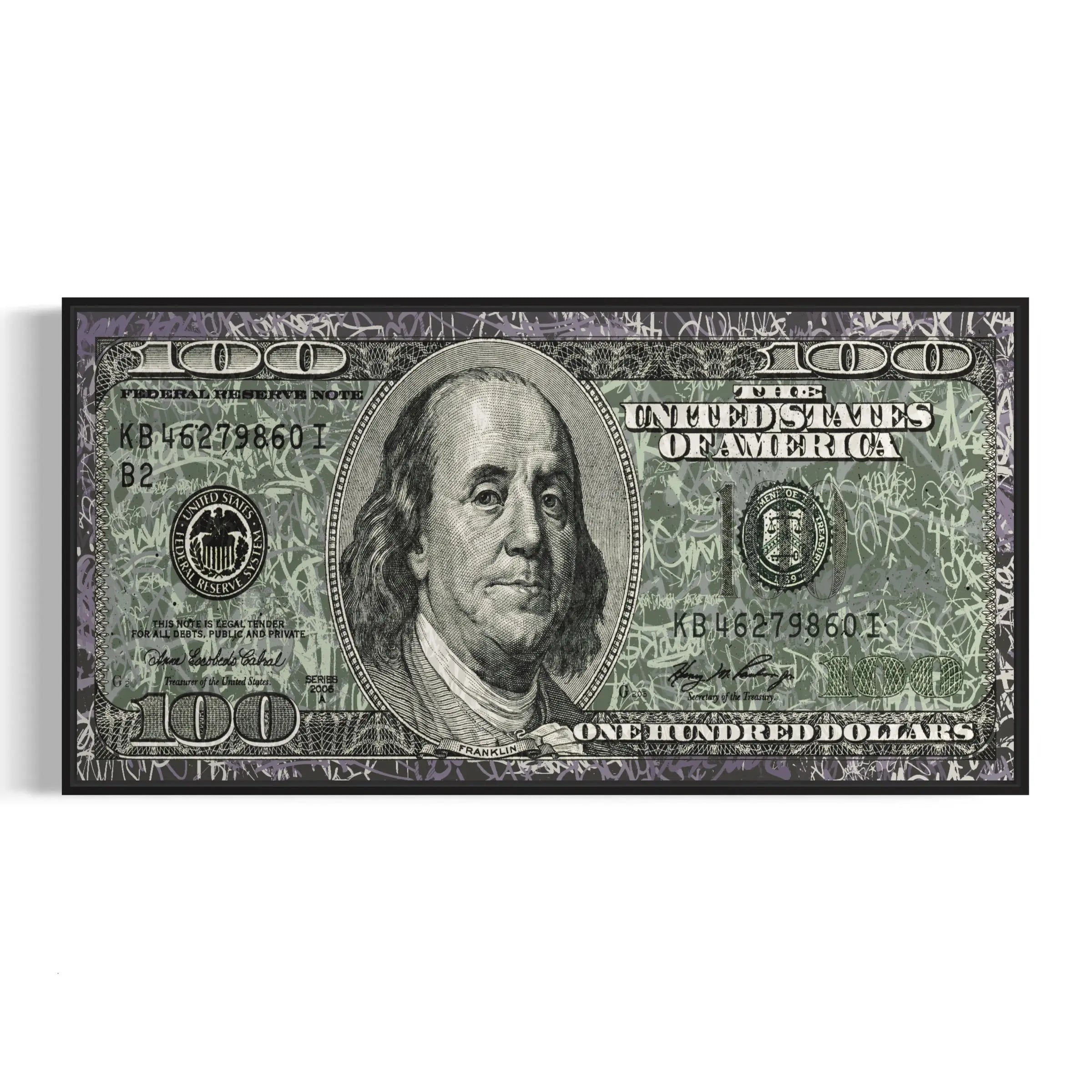 a one dollar bill with a picture of a man's face on it