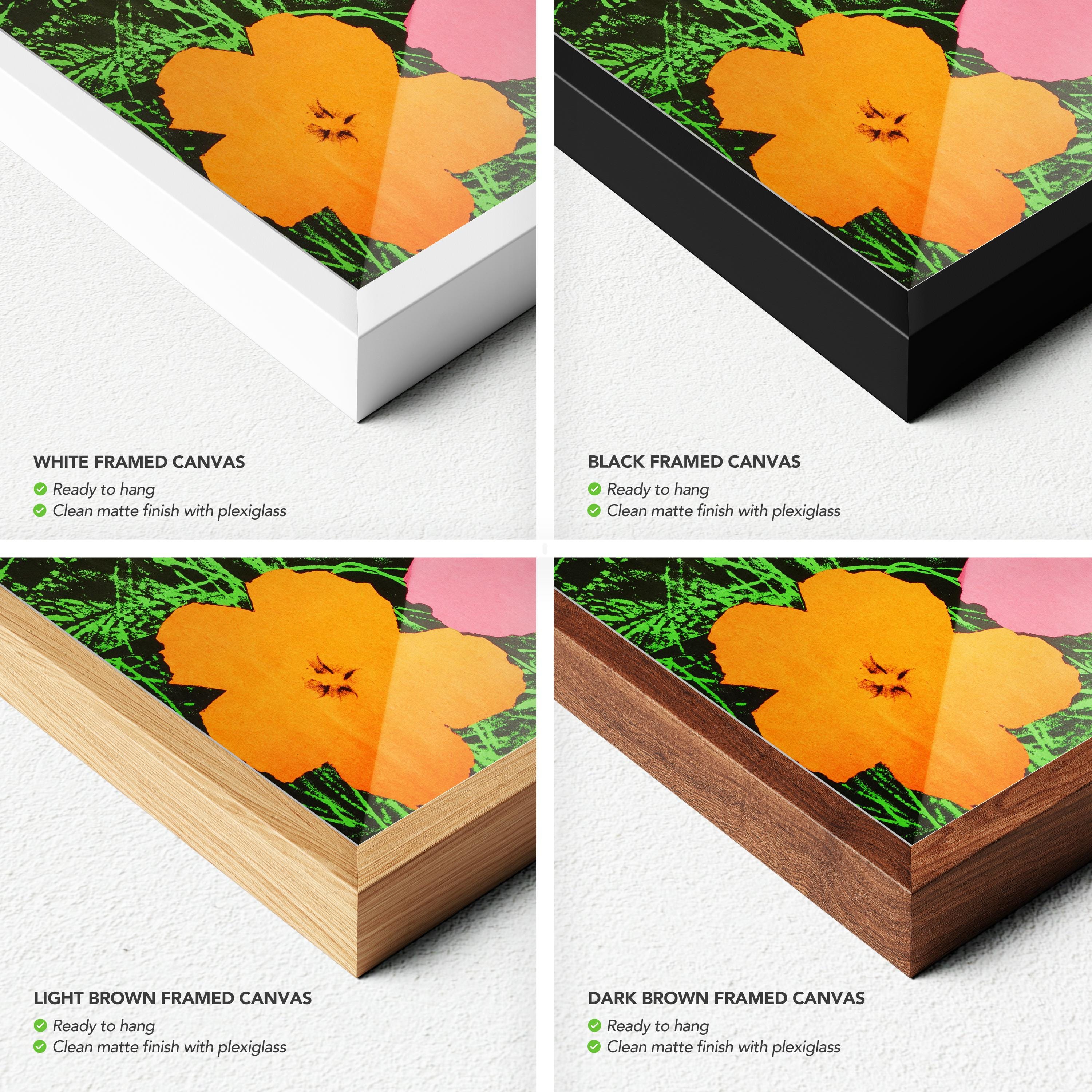 Andy Warhol Vintage Flowers Pop Art Canvas Art | Poster Print