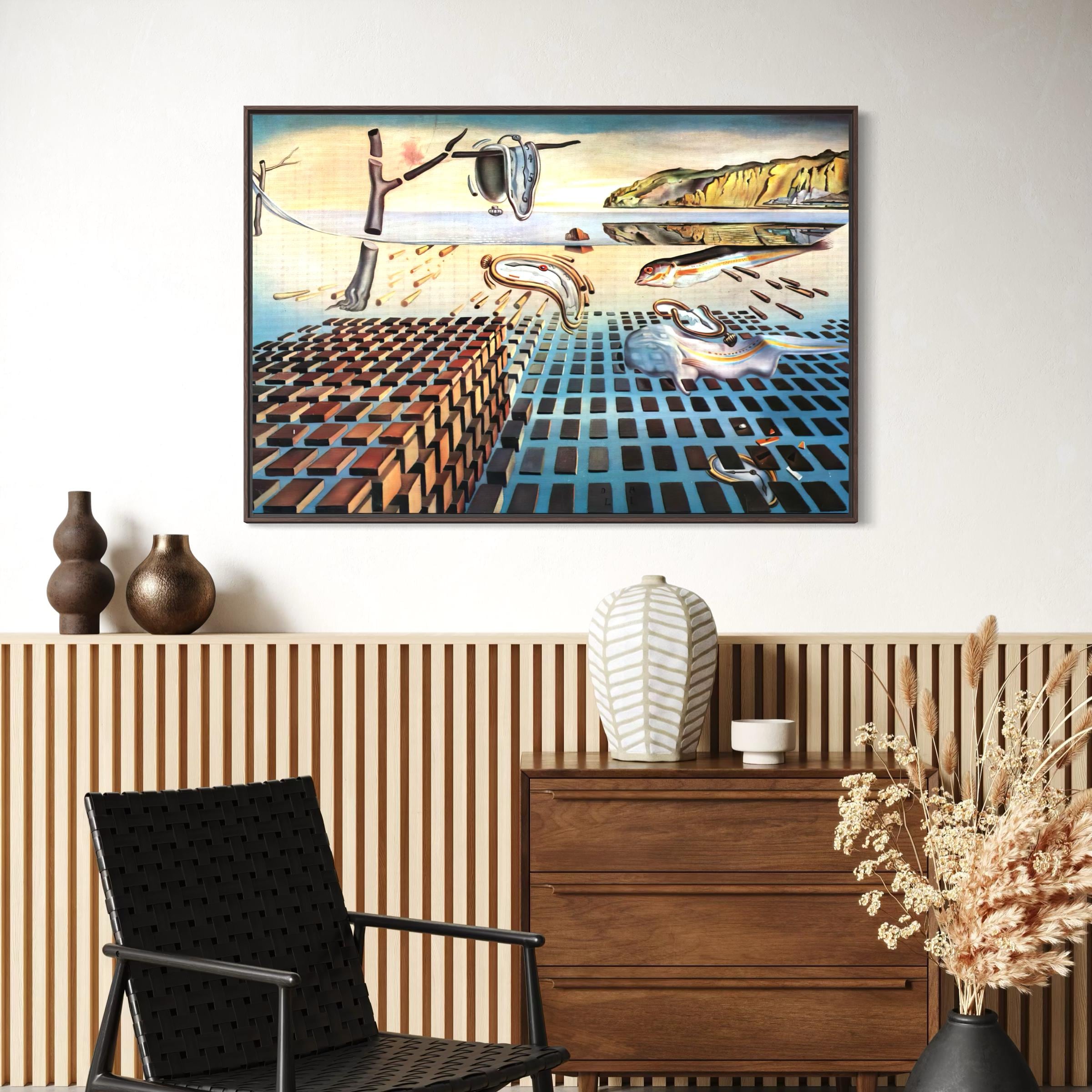 Salvador Dali The Disintegration of The Persistence of Memory Poster Print | Canvas Art