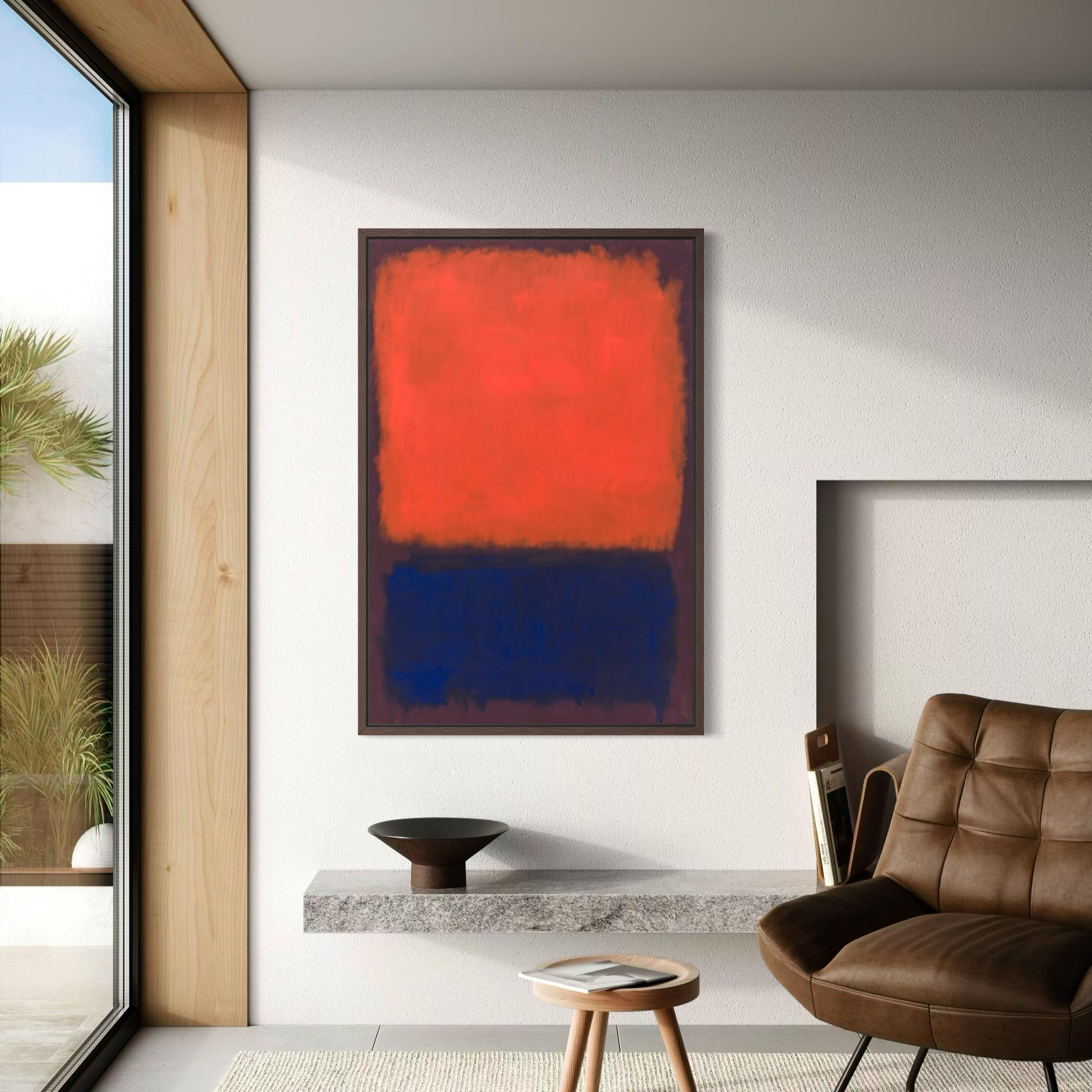 Mark Rothko No. 14 Wall Art Canvas Poster Print | Modern Expressionism Abstract Reproduction