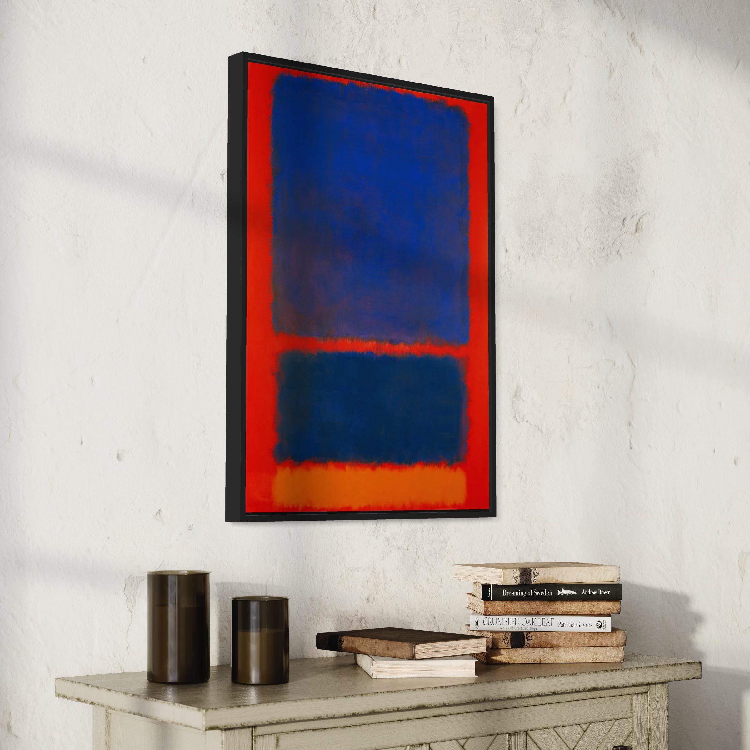 Mark Rothko Blue, Orange, Red | Abstract Expressionist Canvas Art | Poster Print