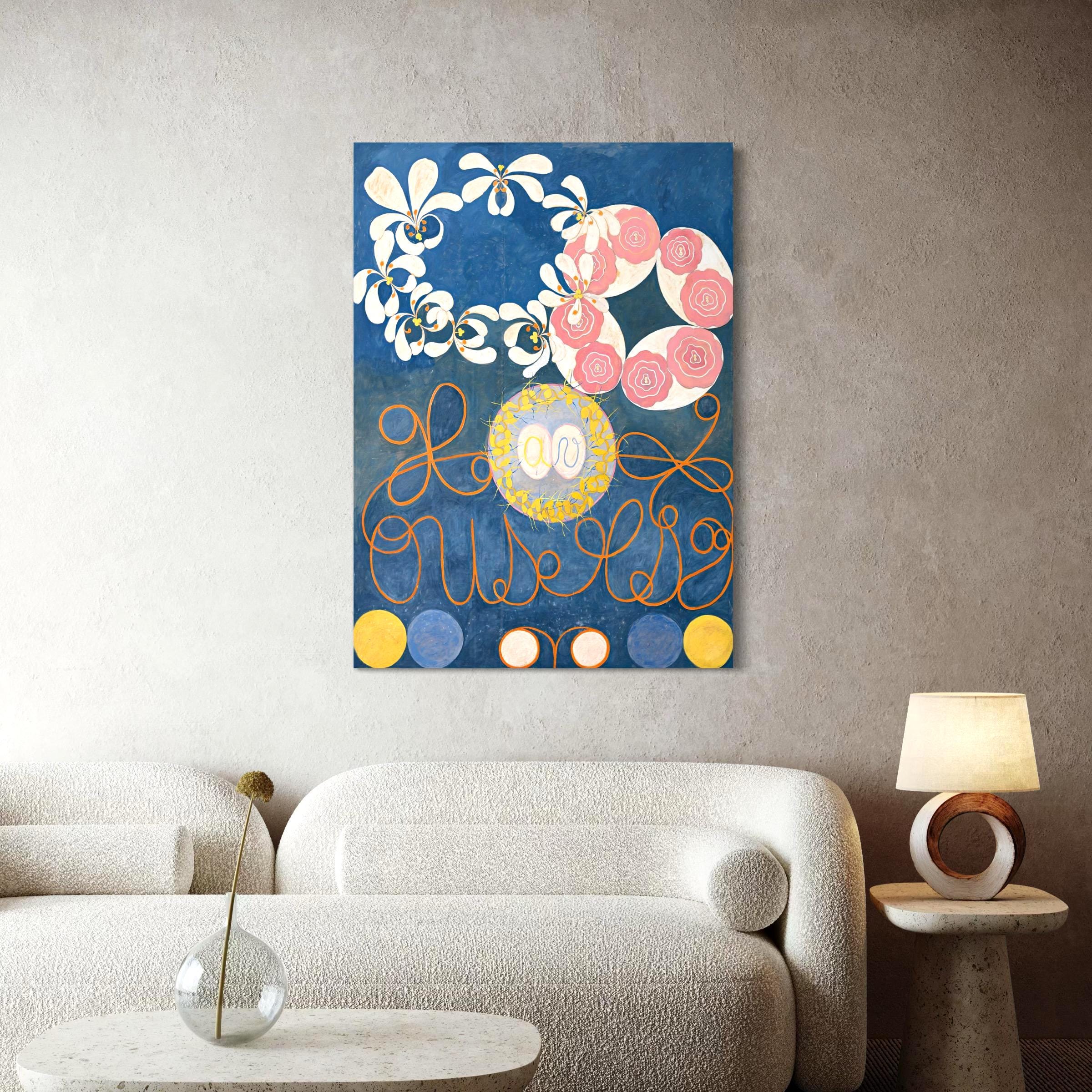 Hilma af Klint Childhood | The Ten Largest No.1 Canvas Art | Poster Print