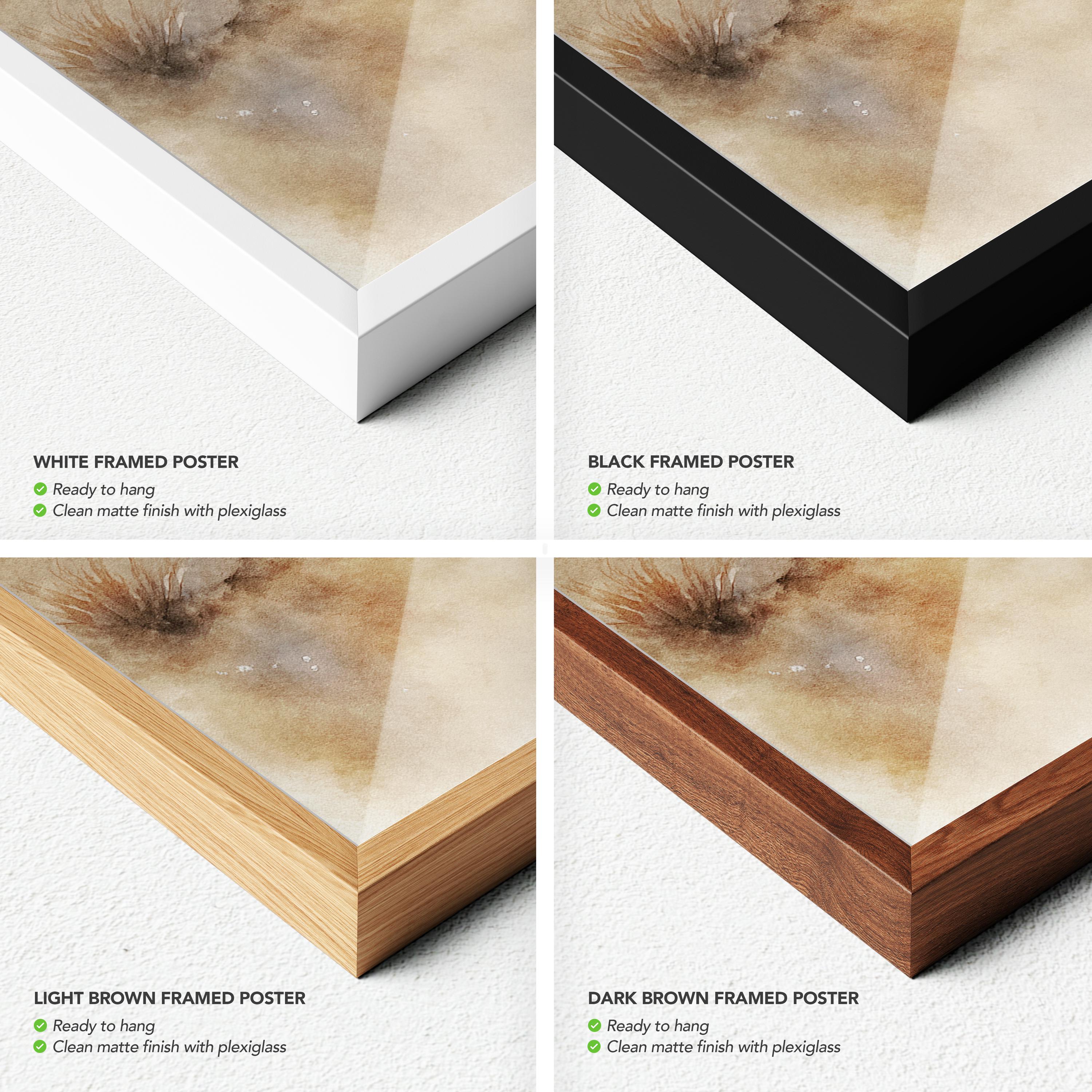 Jesus & Sheep Wall Art Canvas | Minimalist Christian Poster Print | Pastoral Abstract Landscape