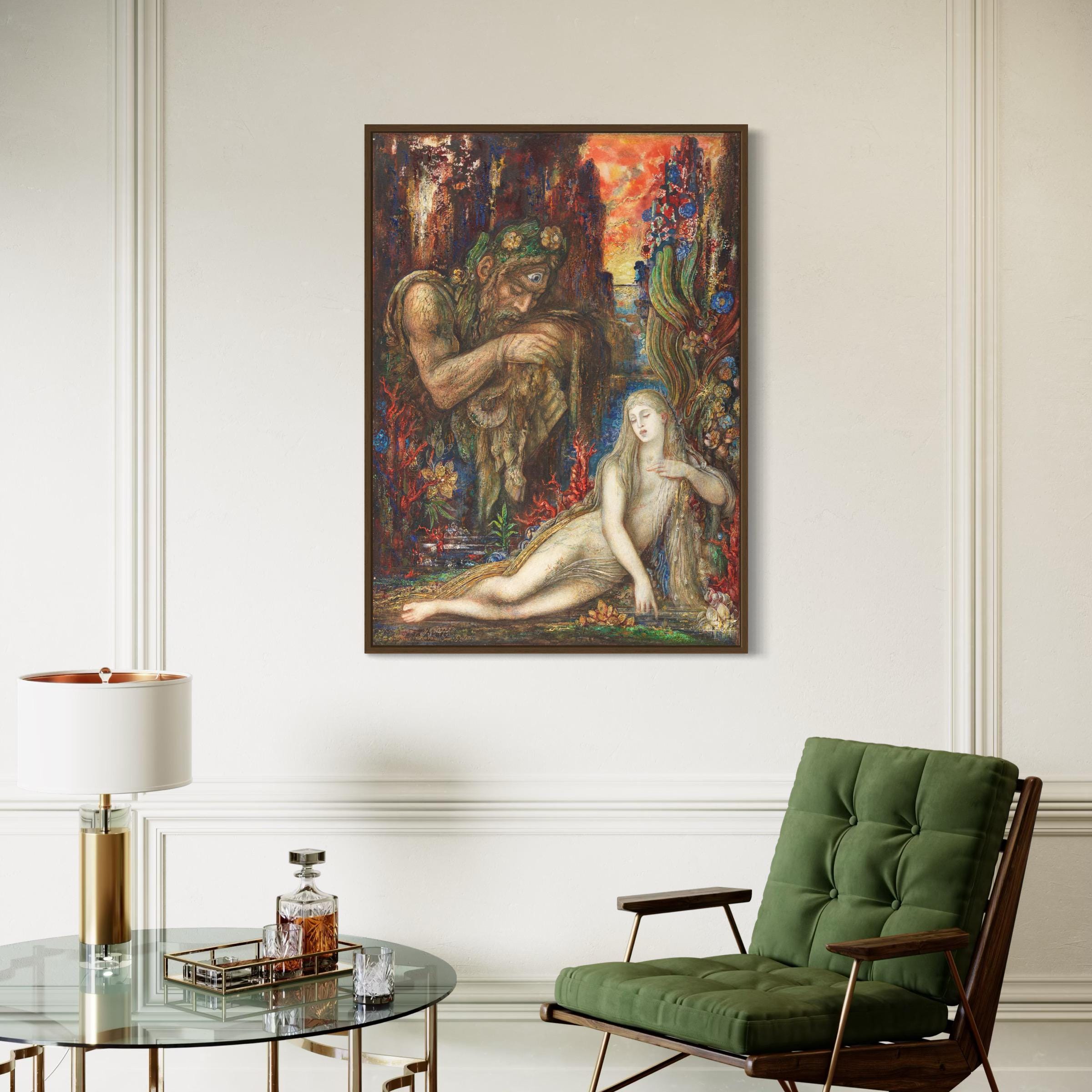 Gustave Moreau Galatea 1896 Symbolist Canvas Art | Poster Print