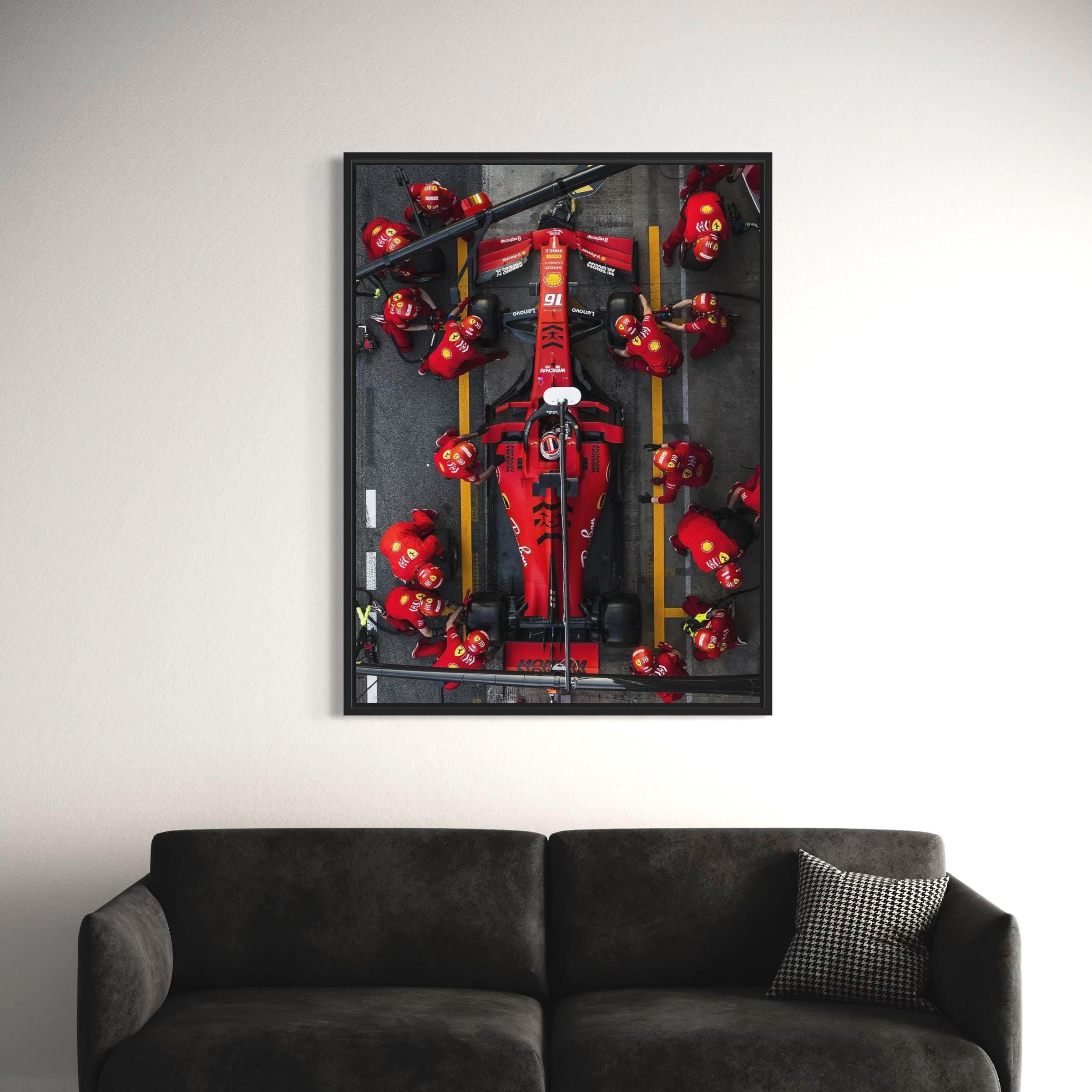 Formula F1 Motivational Motorsports Canvas Art | Poster Print