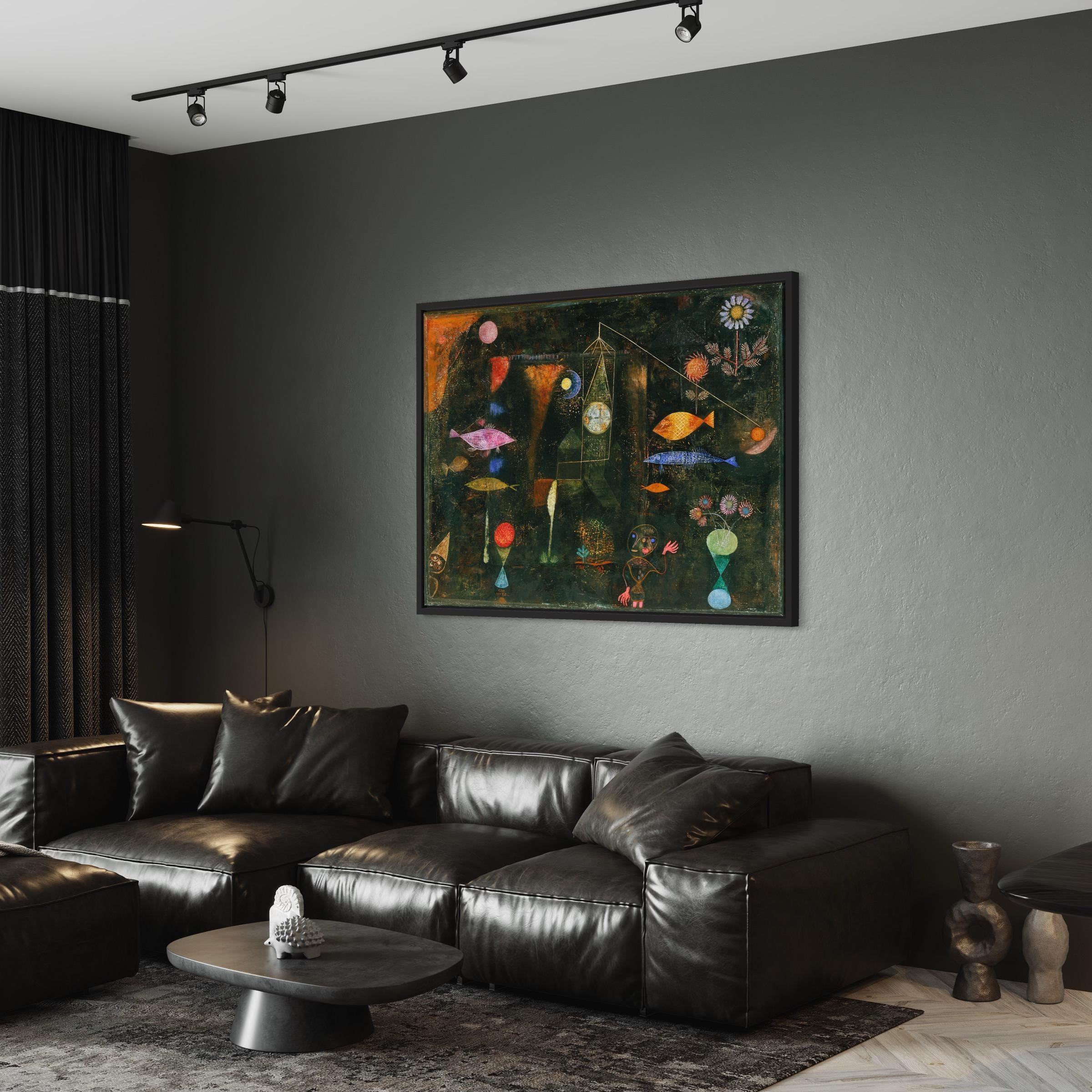 Fish Magic by Paul Klee | Surreal Abstract Canvas Art | Poster Print