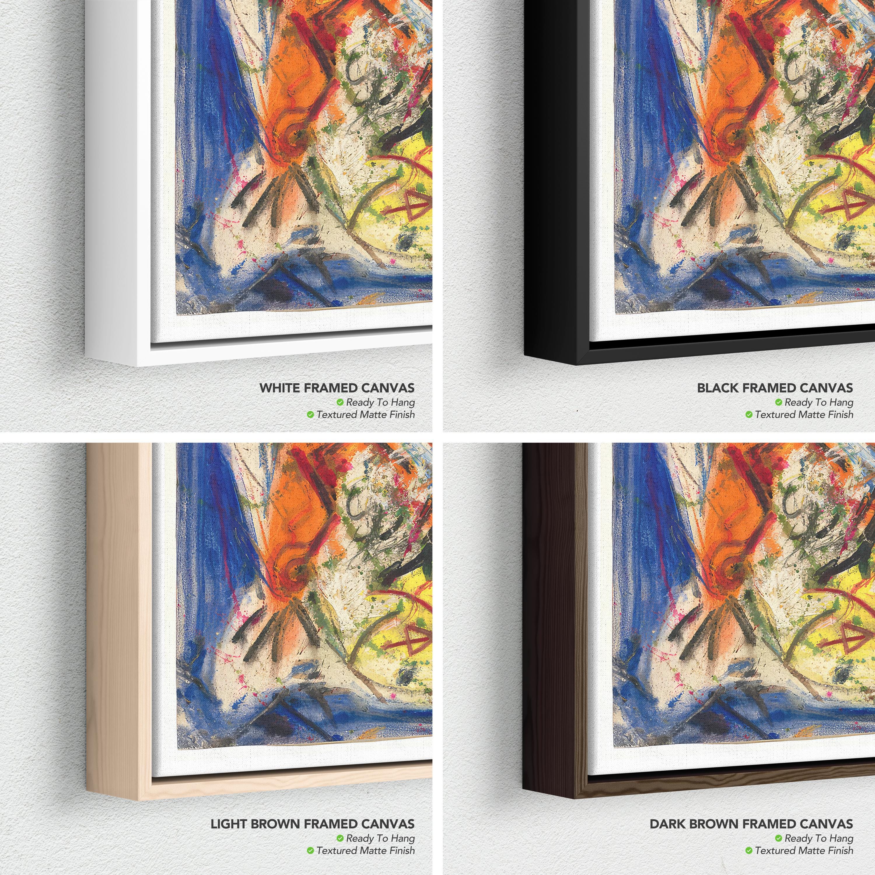 Jackson Pollock Untitled 1946  | Modern Canvas Art | Poster Print