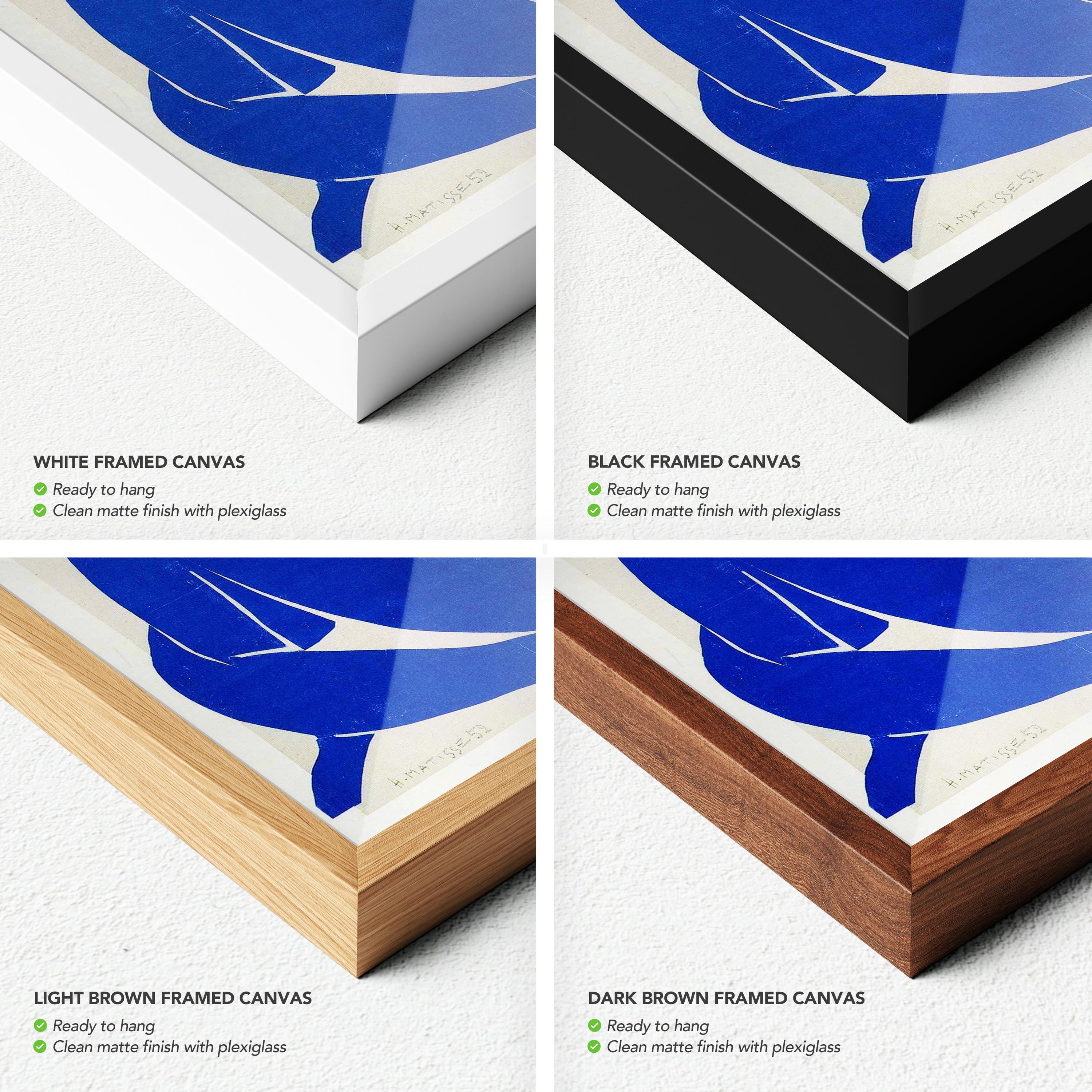 Henri Matisse Blue Nude II Cutout Style | Minimal Modern Canvas Art | Poster Print