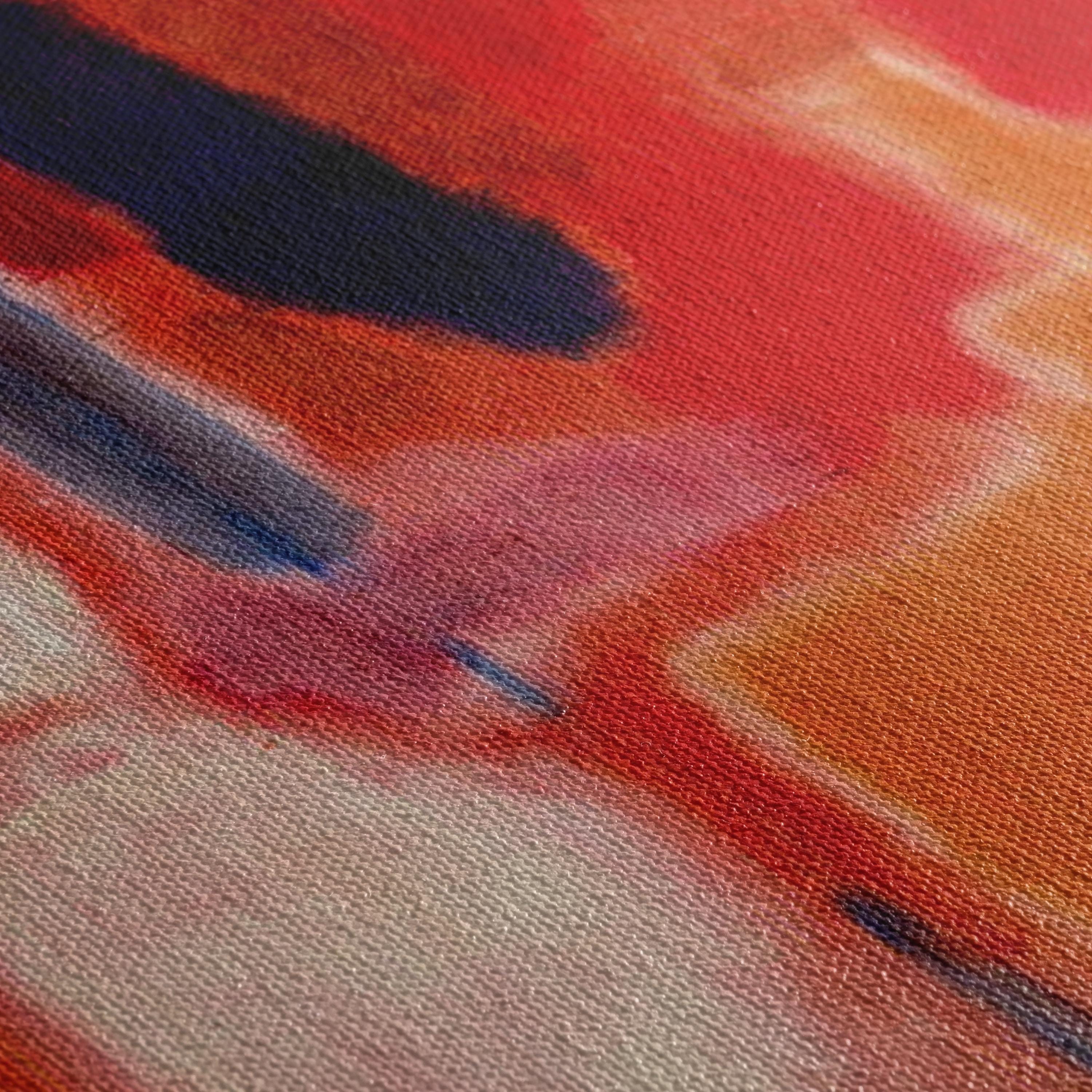 Mark Rothko No. 9 | Abstract Expressionist Red Orange Color Field Canvas Art | Poster Print