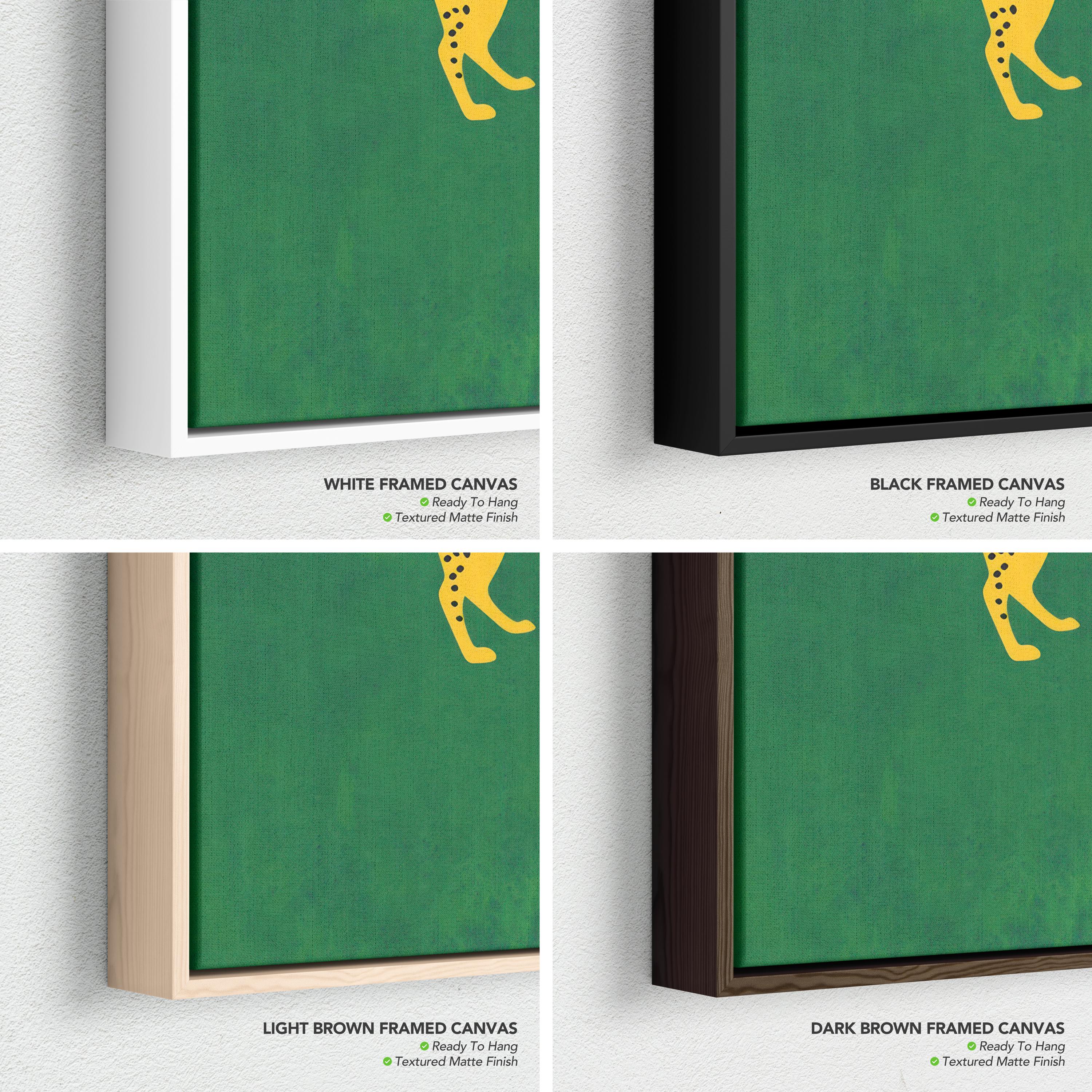 Set of 3 Prints Cheetah Cats Animal | Modern Boho Preppy Poster | Canvas Wall Art