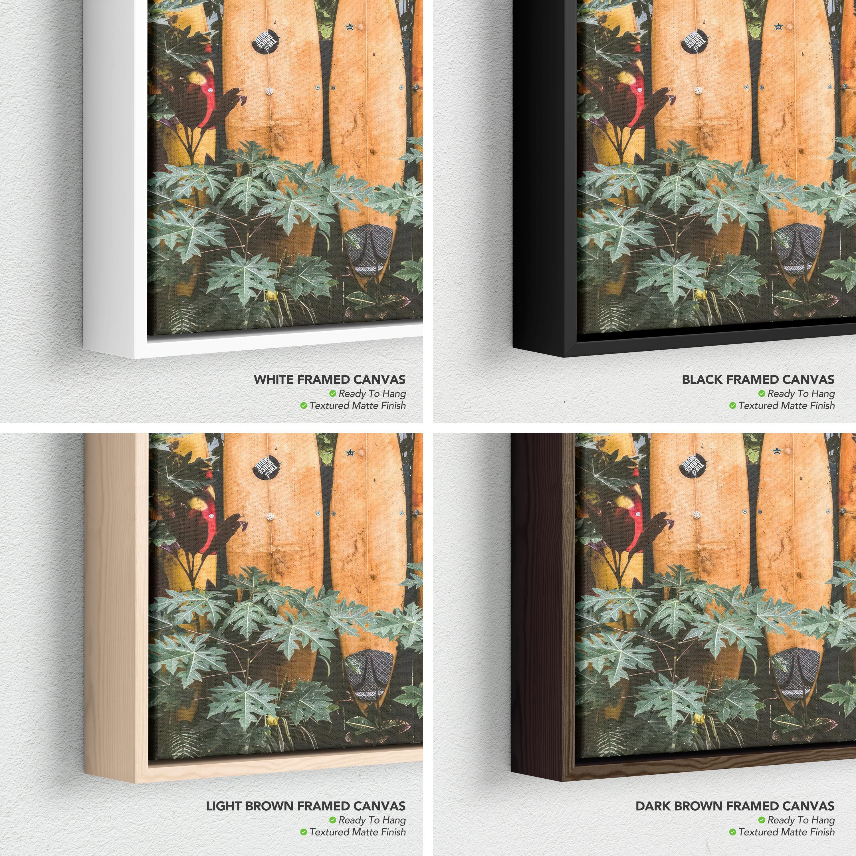 Surf Vintage Beach House & Coastal Canvas Art | Poster Print