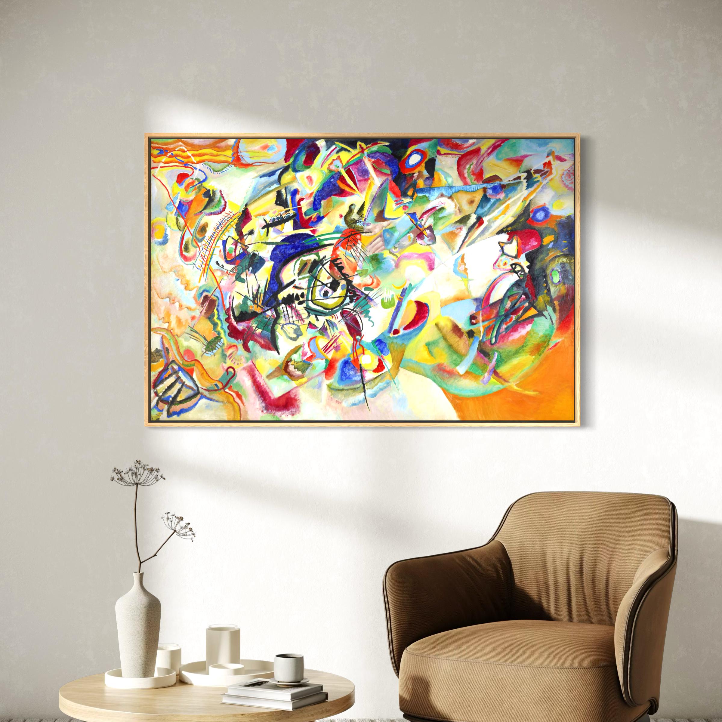 Wassily Kandinsky Composition VII | Geometric Abstraction Canvas Wall Art | Poster Print
