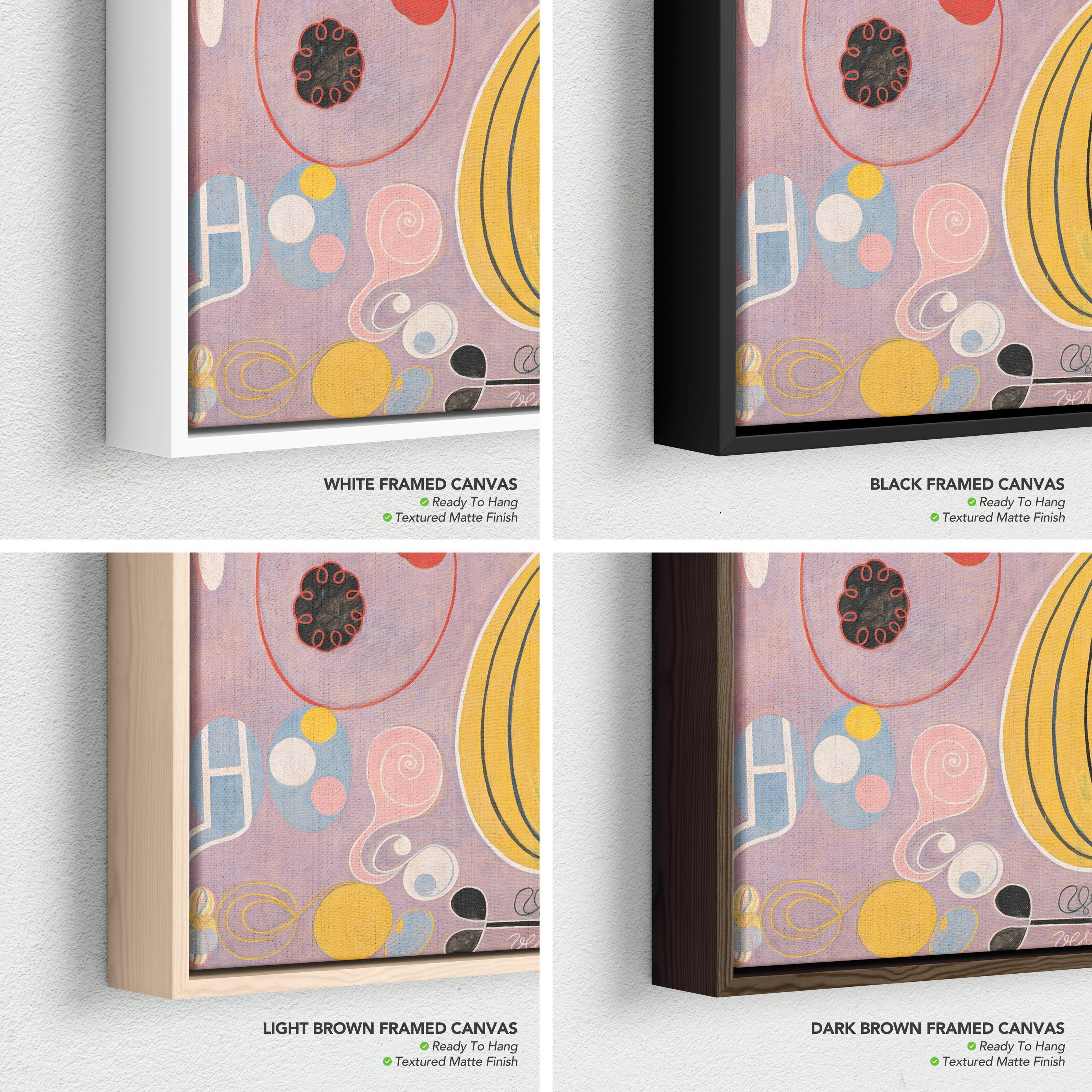 Hilma af Klint  | The Ten Largest Abstract No.7 Canvas Art | Poster Print