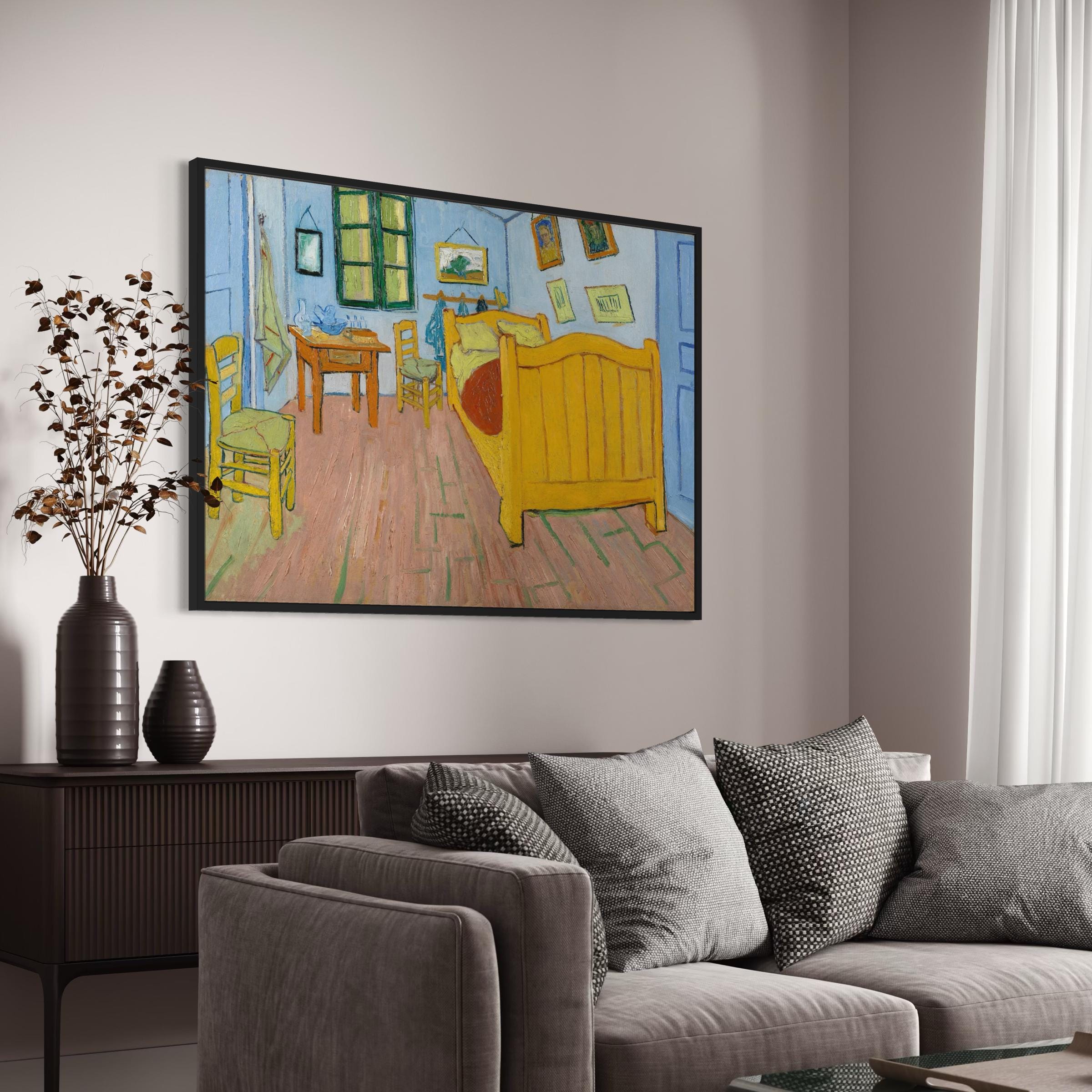 Bedroom in Arles by Van Gogh Canvas Art | Poster Print