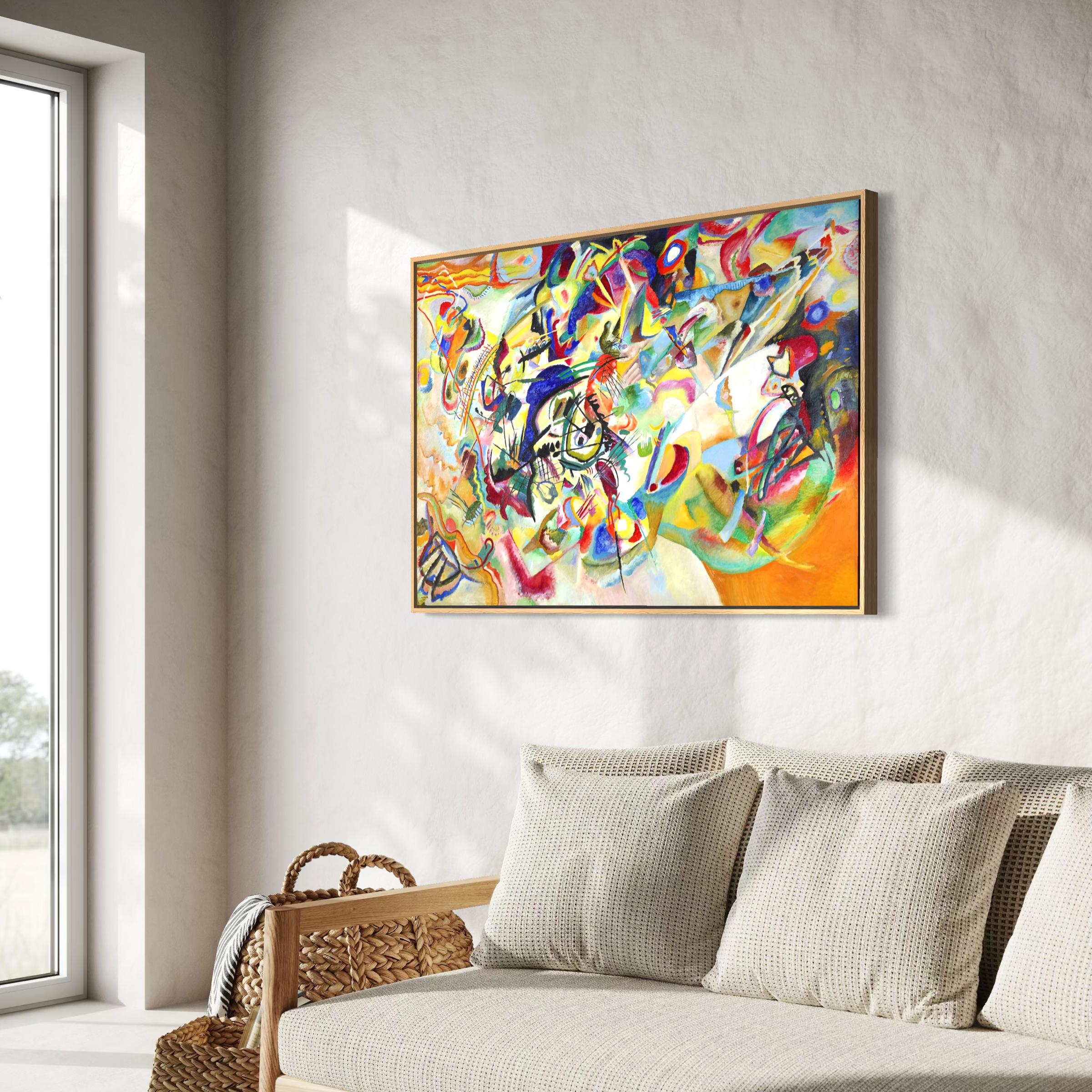Wassily Kandinsky Composition VII | Geometric Abstraction Canvas Wall Art | Poster Print