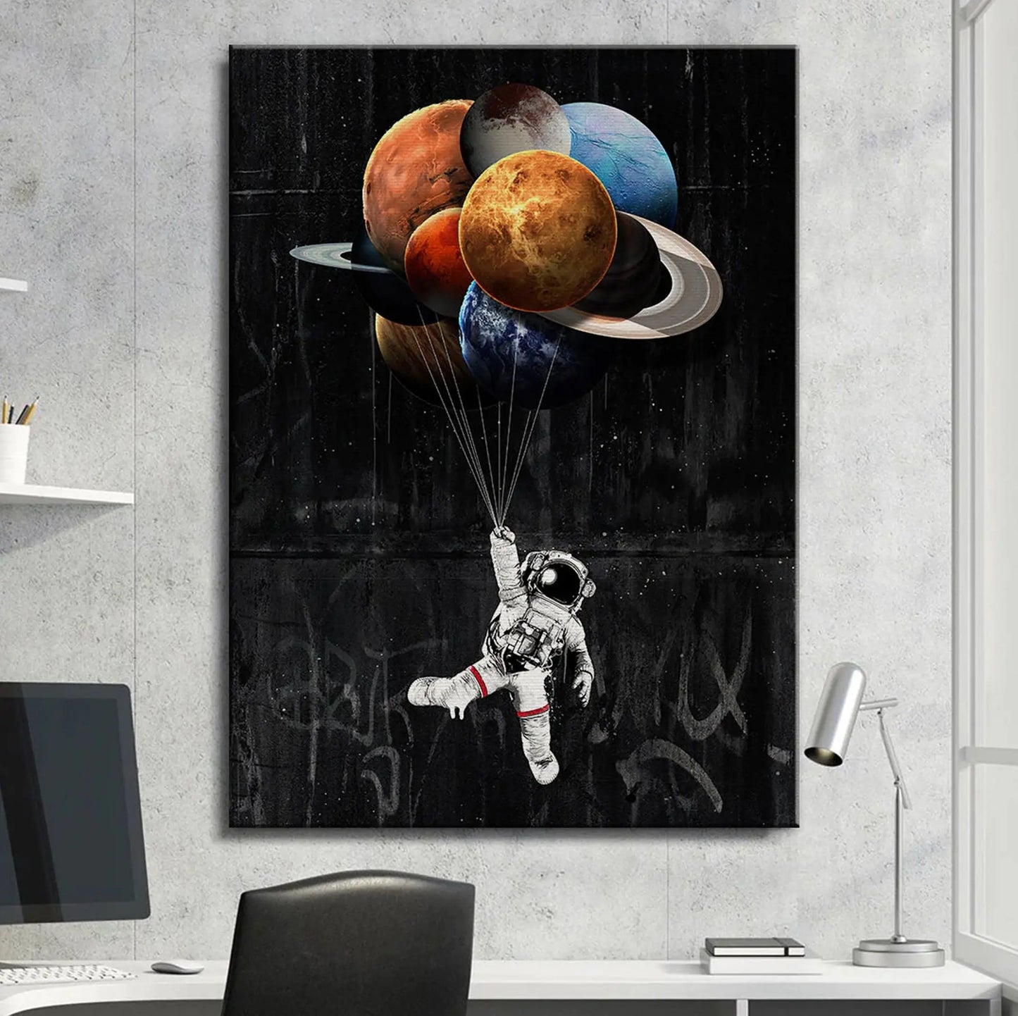 Astro 'Stars The Limit' Canvas Wall Art | Poster Print - Canvastoria