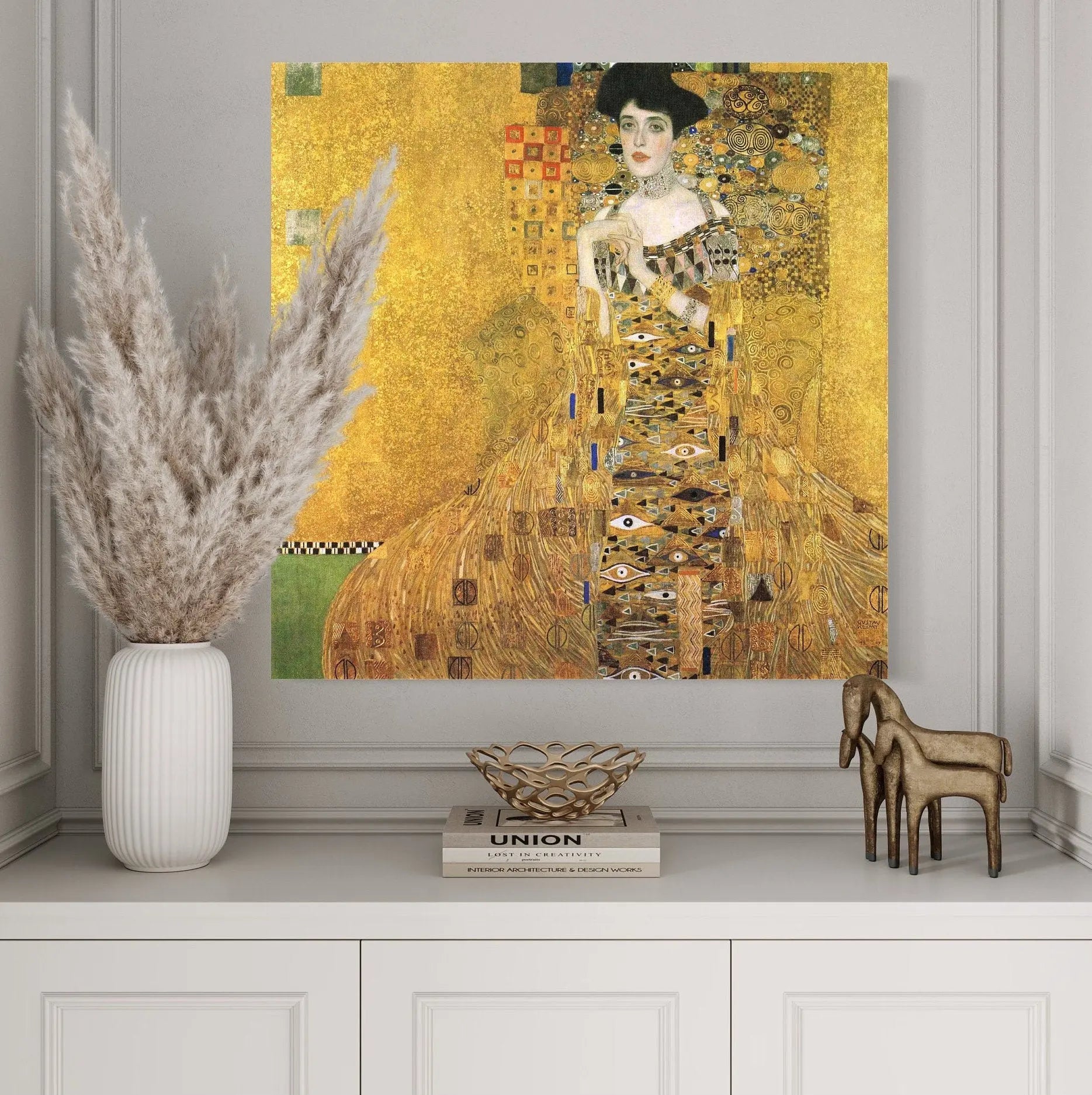 Gustav Klimt 'The Lady in Gold' Canvas Wall Art | Poster Print Canvastoria