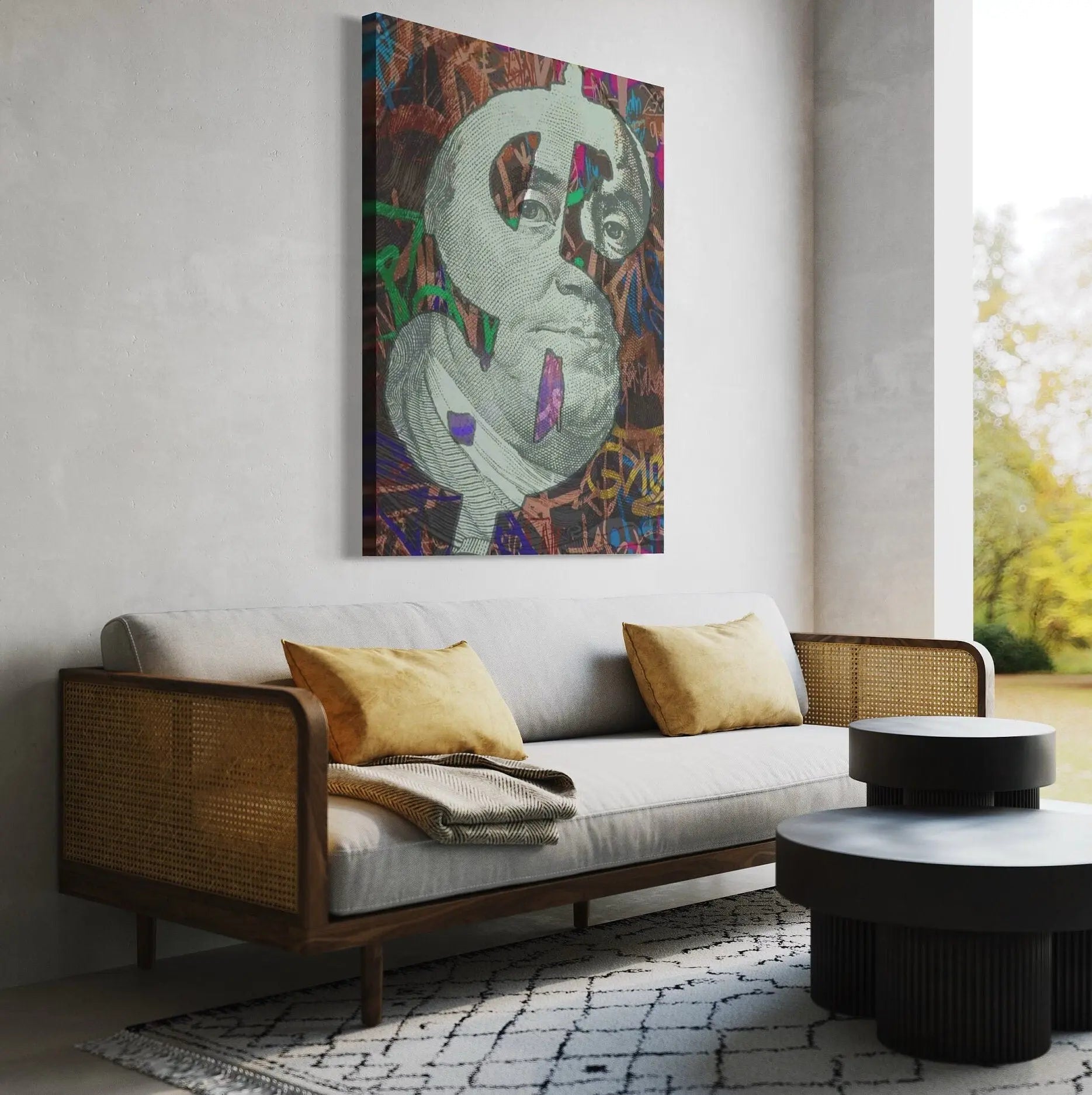 Benjamin Money Boss Canvas Wall Art | Poster Print Canvastoria