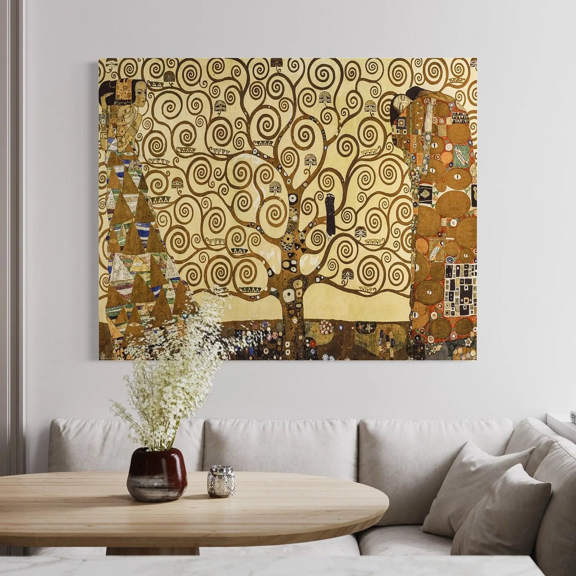 Gustav Klimt 'The Tree of Life' 1905 Canvas Wall Art | Poster Print Canvastoria