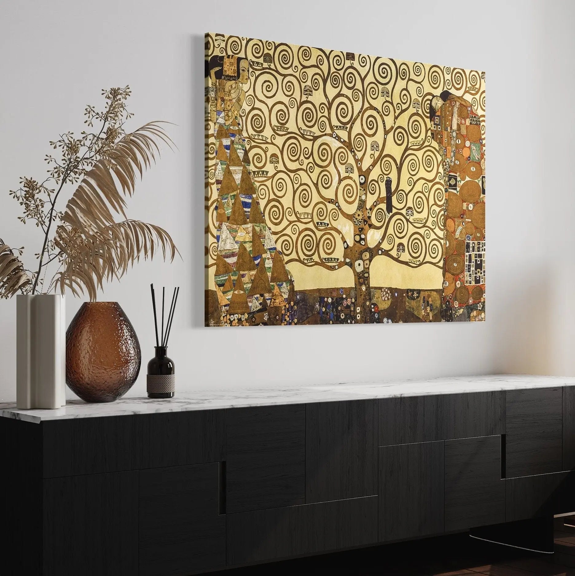 Gustav Klimt 'The Tree of Life' 1905 Canvas Wall Art | Poster Print Canvastoria