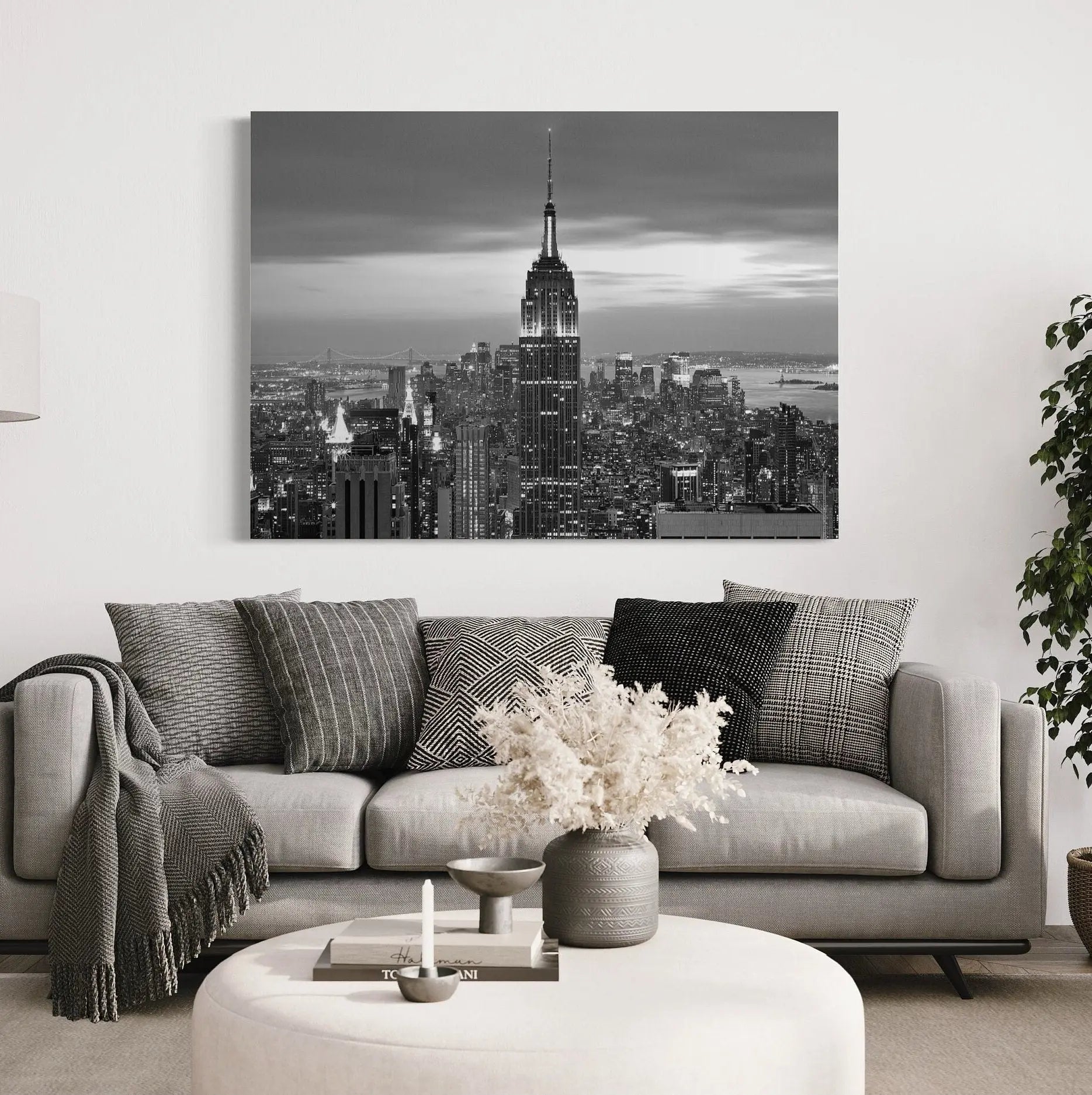 Empire State Building NYC Canvas Wall Art | Poster Print Canvastoria
