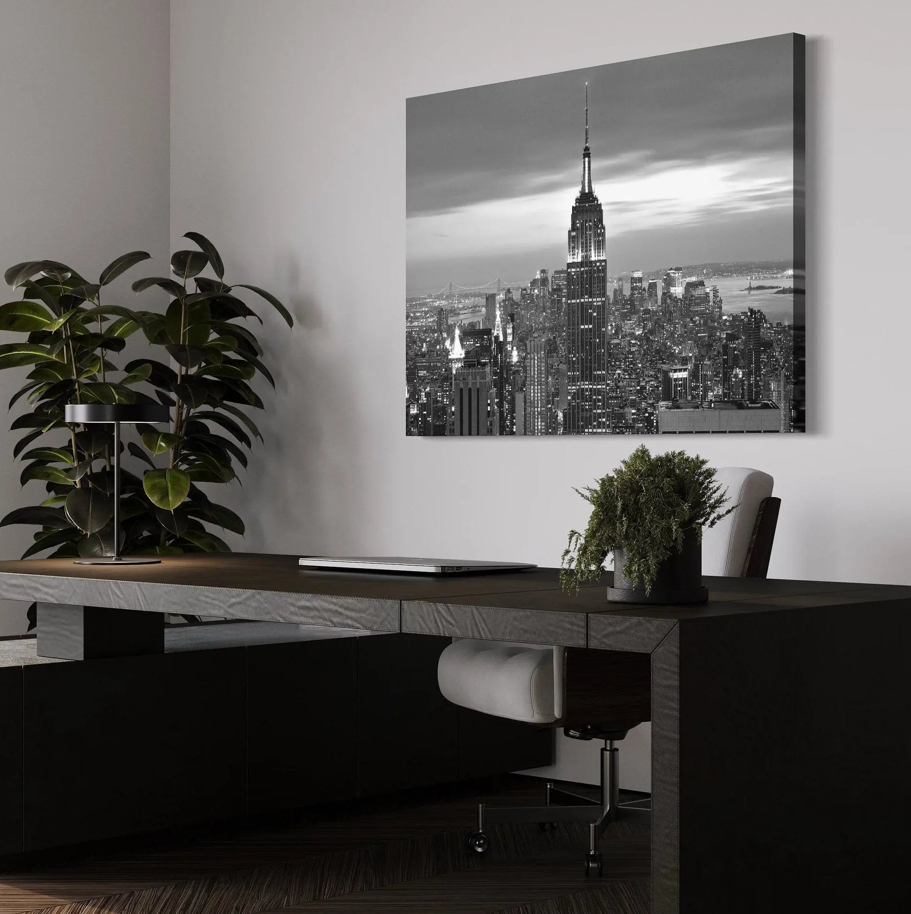 Empire State Building NYC Canvas Wall Art | Poster Print Canvastoria