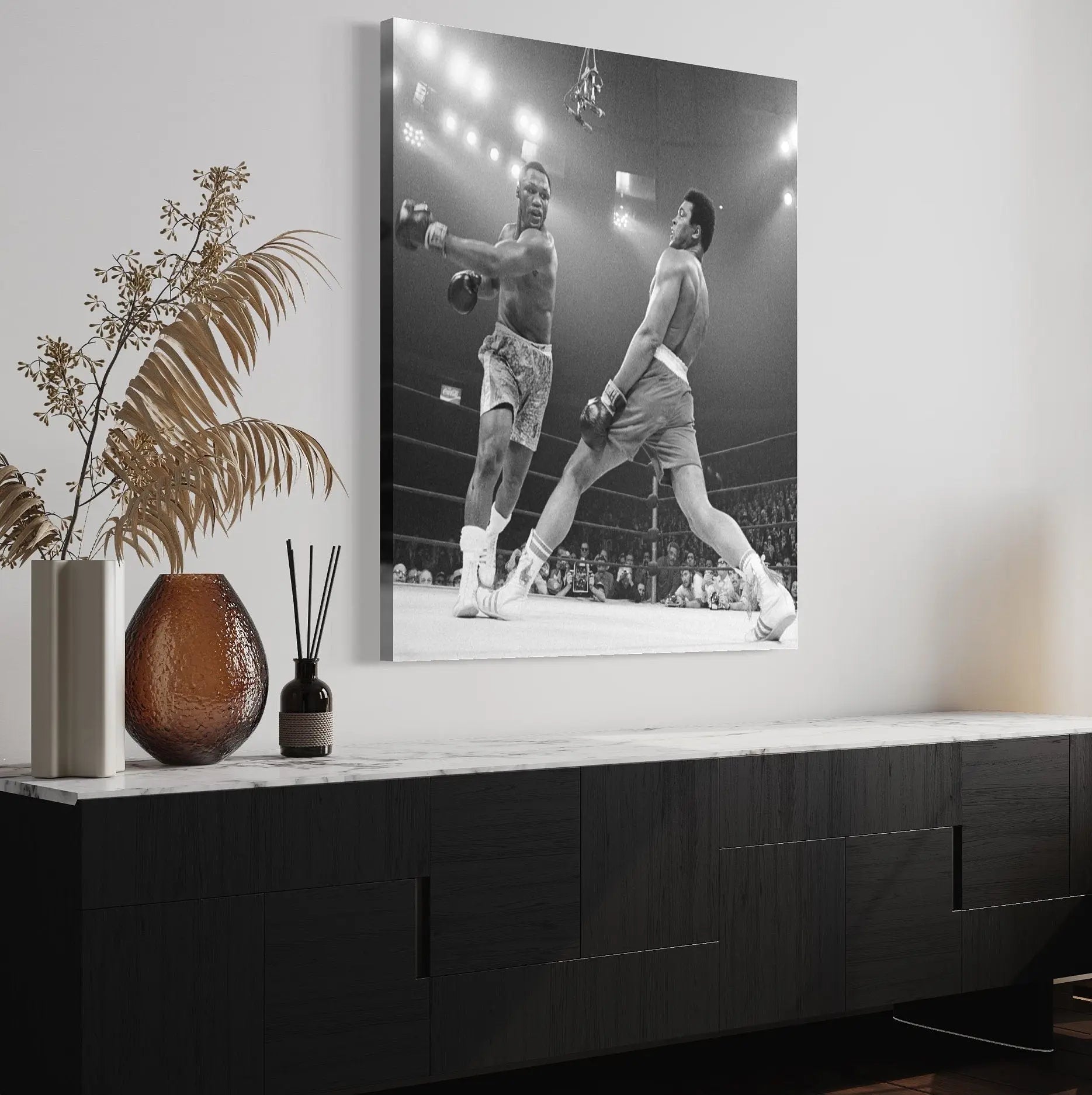 Muhammad Ali Float Butterfly Canvas Wall Art | Poster Print Canvastoria