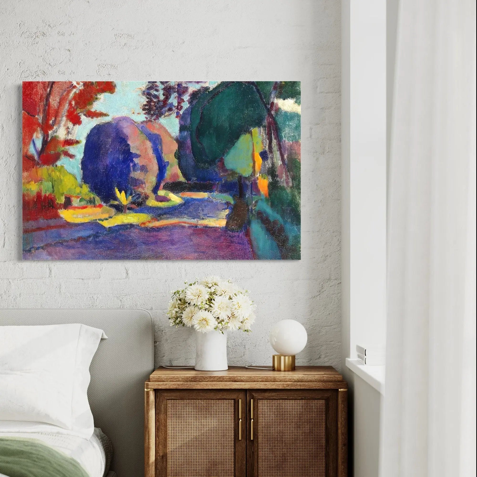 Henri Matisse 'The Luxembourg Gardens' 1901 Canvas Wall Art | Poster Print Canvastoria