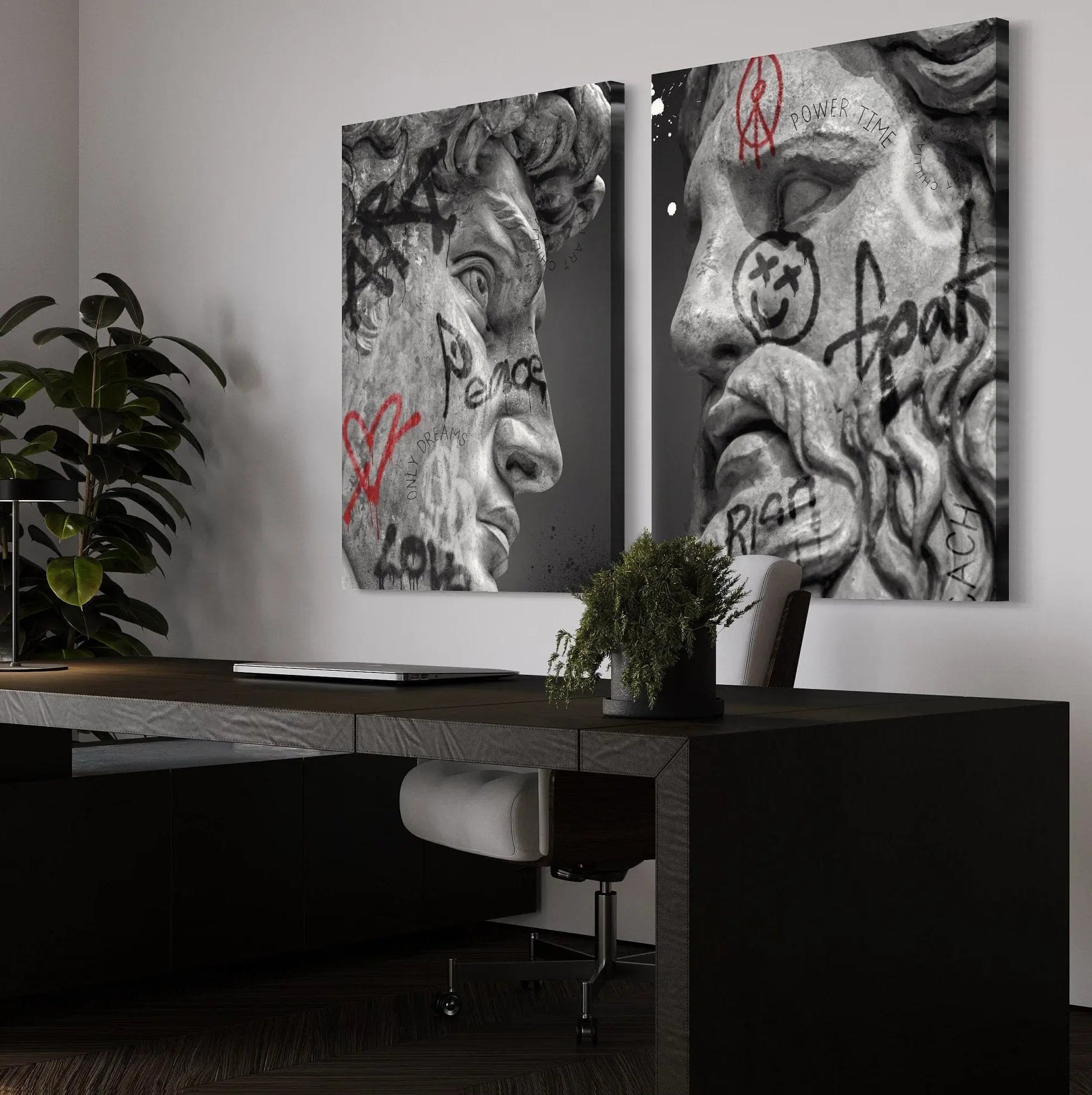 Michelangelo ‘The Creation of Adam’ Canvas Wall Art | Poster Print - Canvastoria