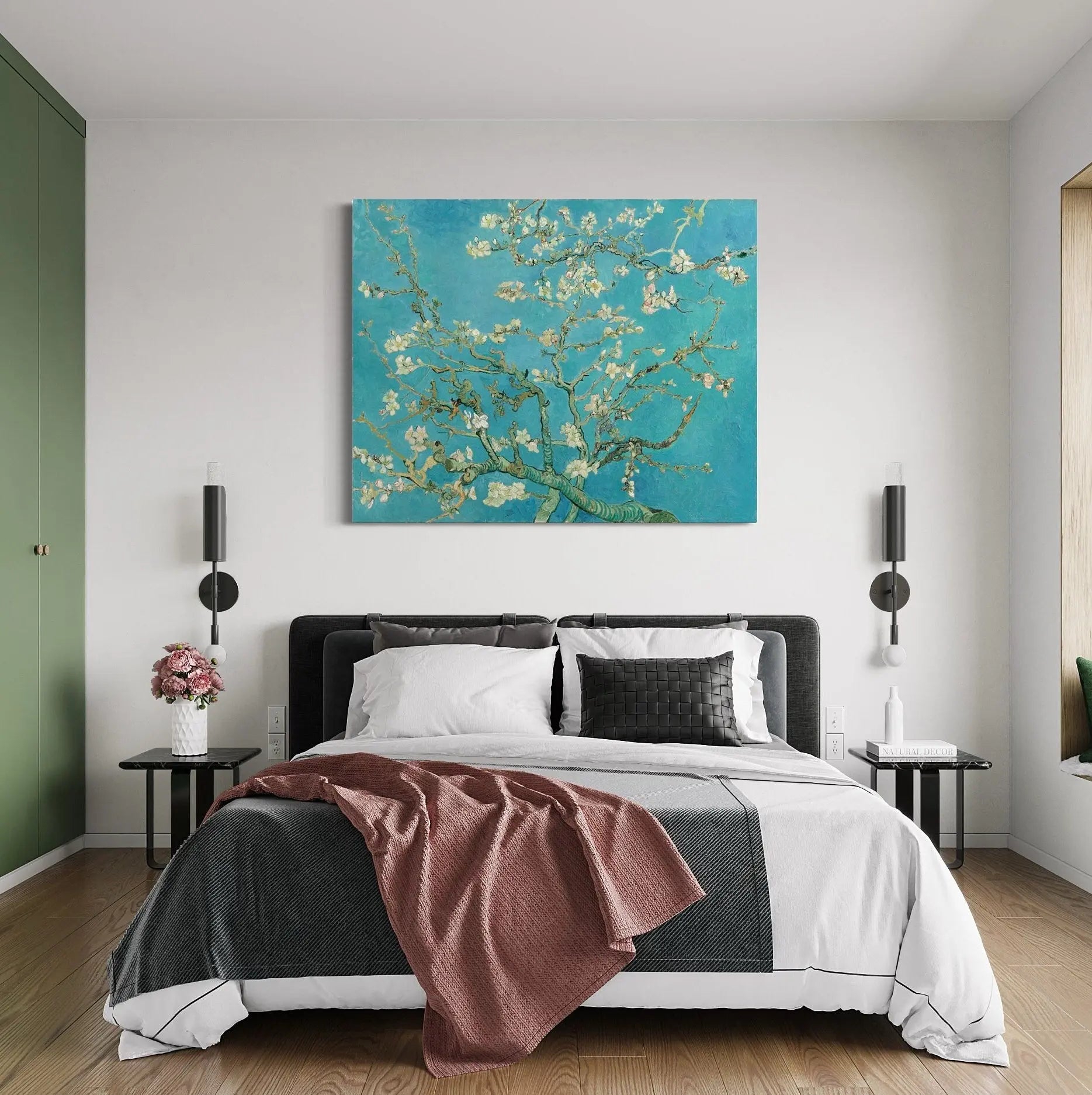 Vincent van Gogh 'Almond Blossom' 1890 Canvas Wall Art | Poster Print Canvastoria