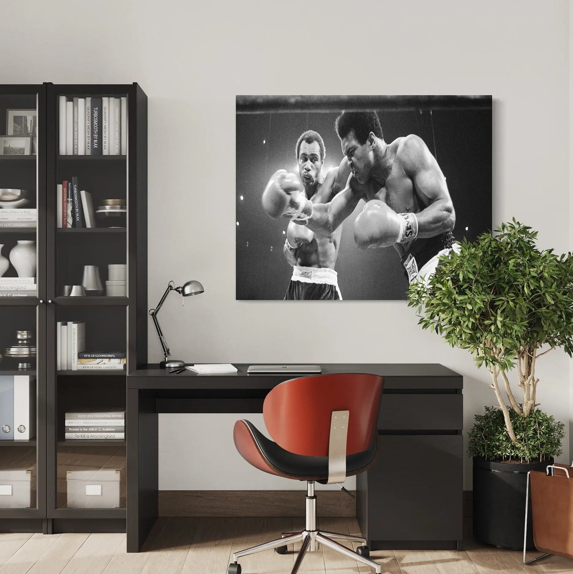 Muhammad Ali 'Knockout' Canvas Wall Art | Poster Print - Canvastoria