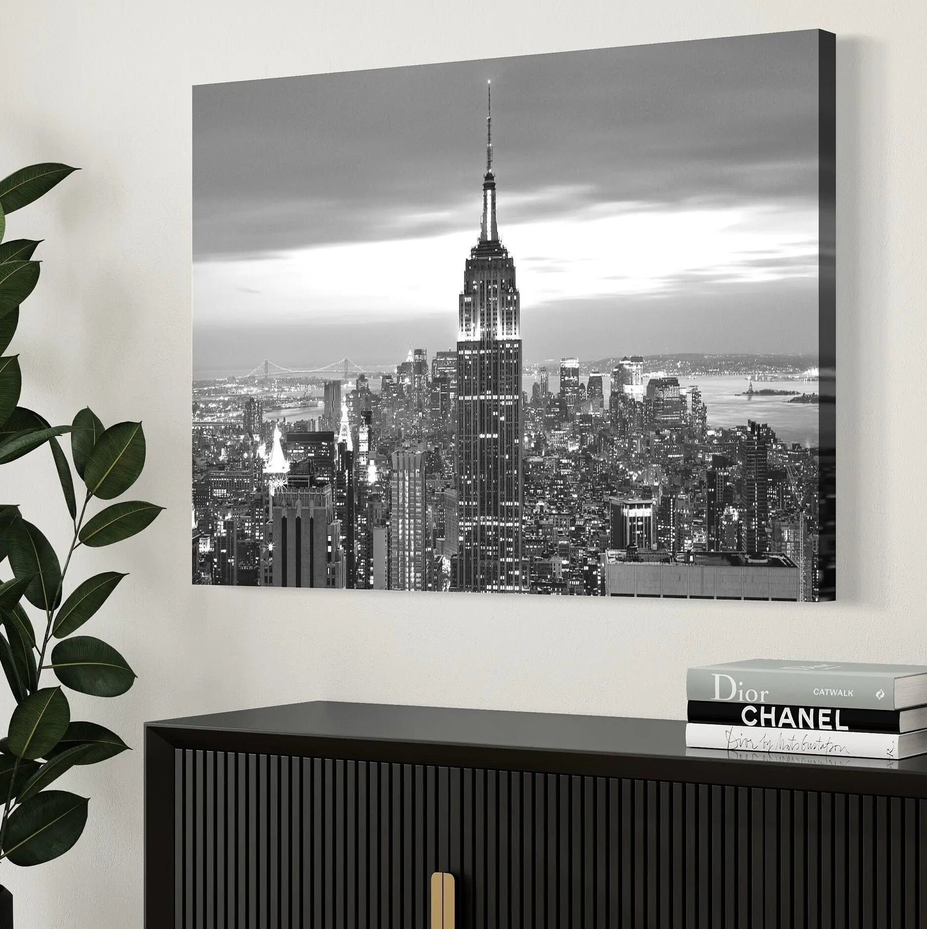 Empire State Building NYC Canvas Wall Art | Poster Print Canvastoria