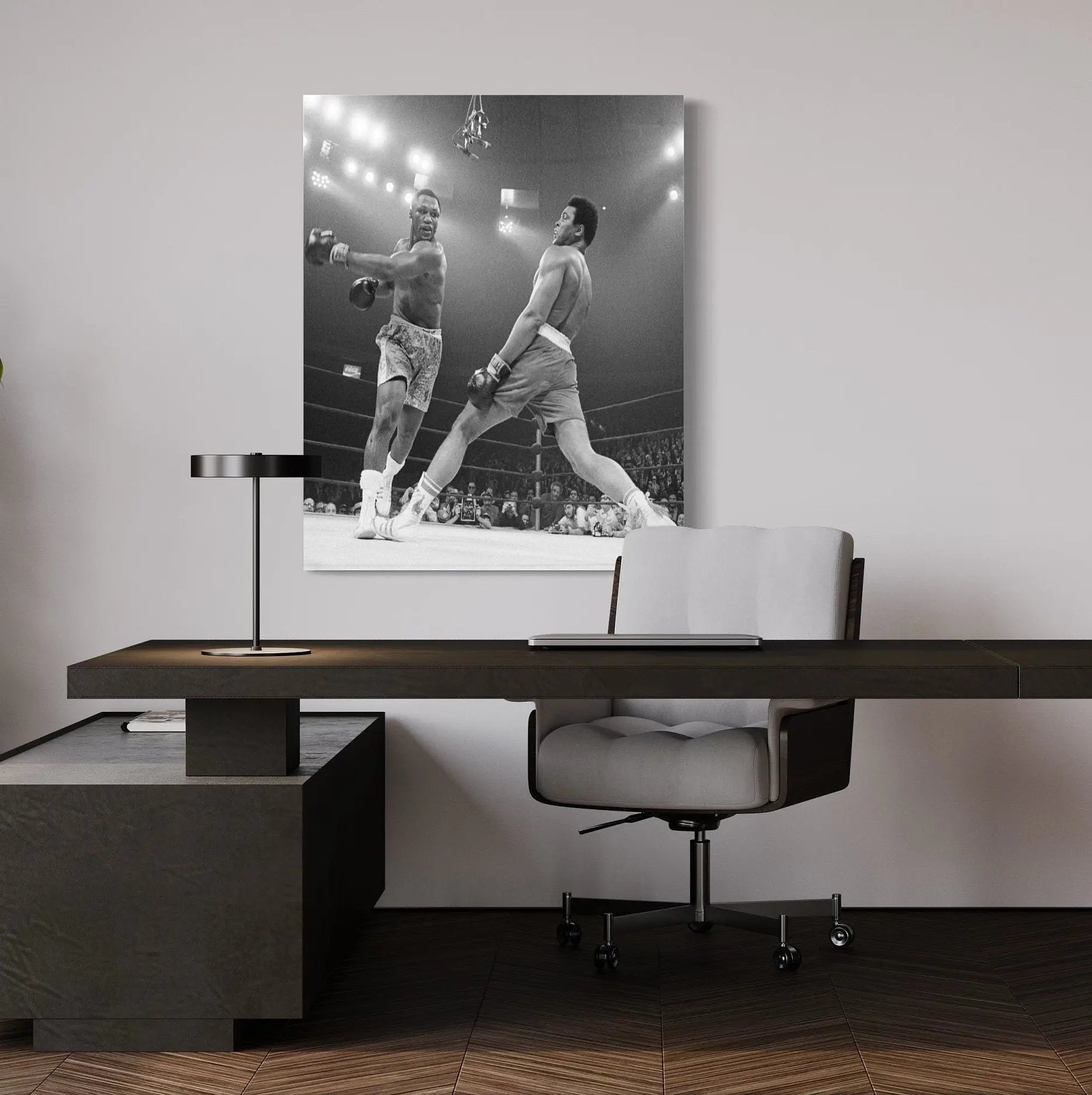 Muhammad Ali Float Butterfly Canvas Wall Art | Poster Print Canvastoria
