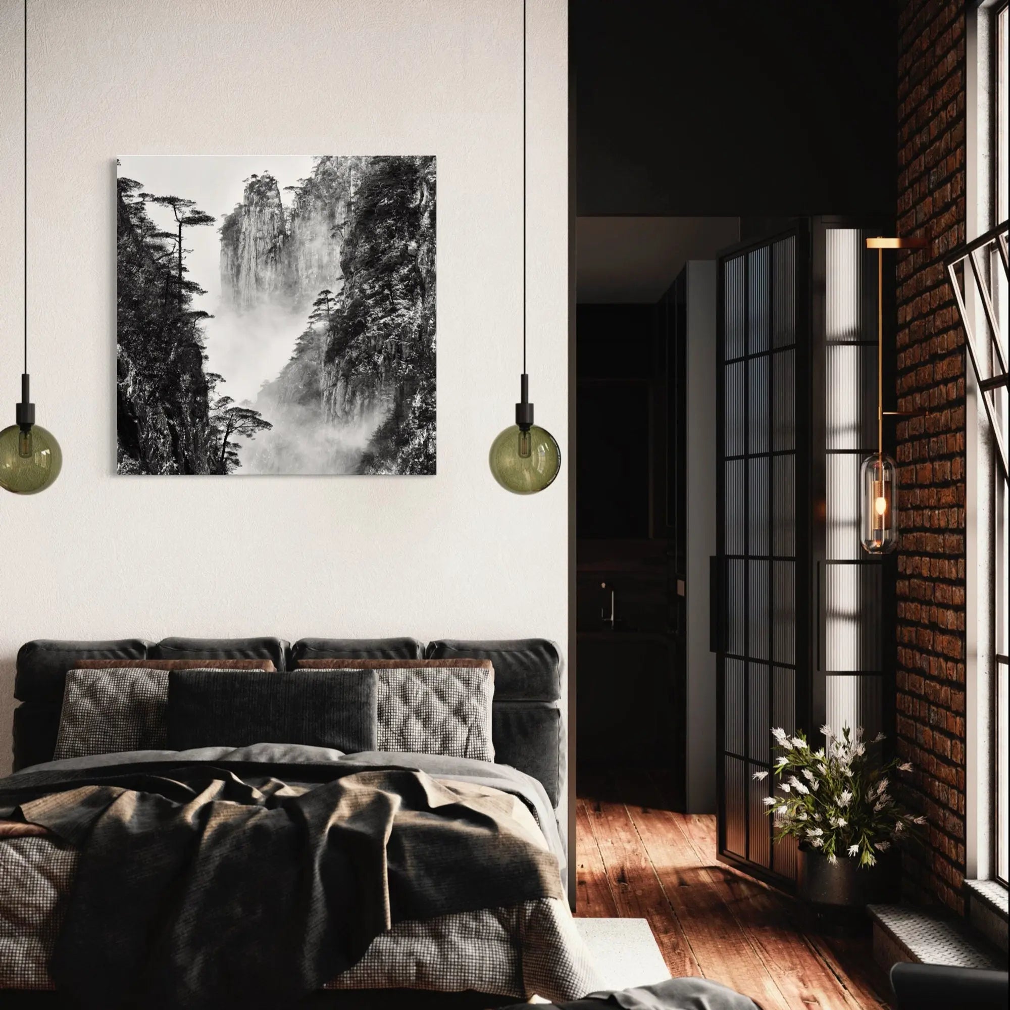 Yellow Mountain Study Canvas Wall Art | Poster Print - Canvastoria