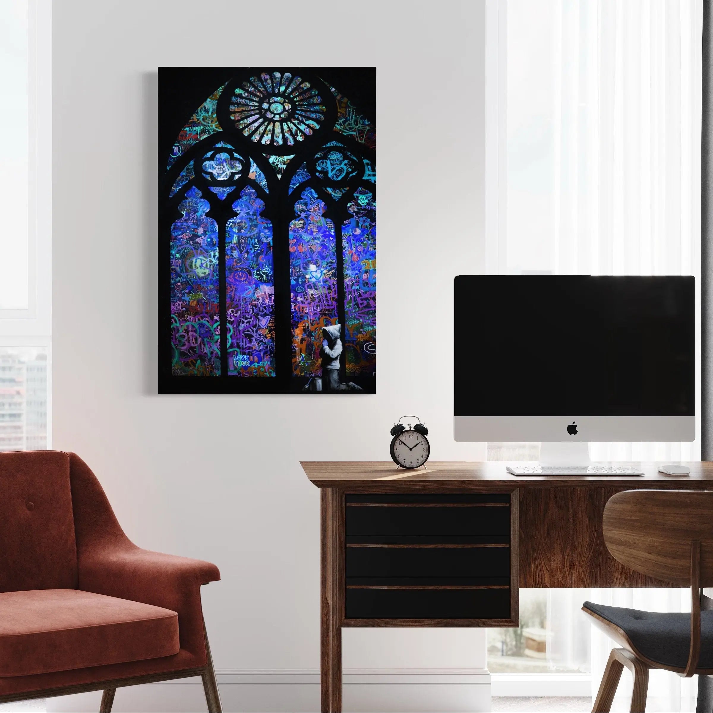Urban Cathedral by Banksy Canvas Wall Art | Poster Print Canvastoria