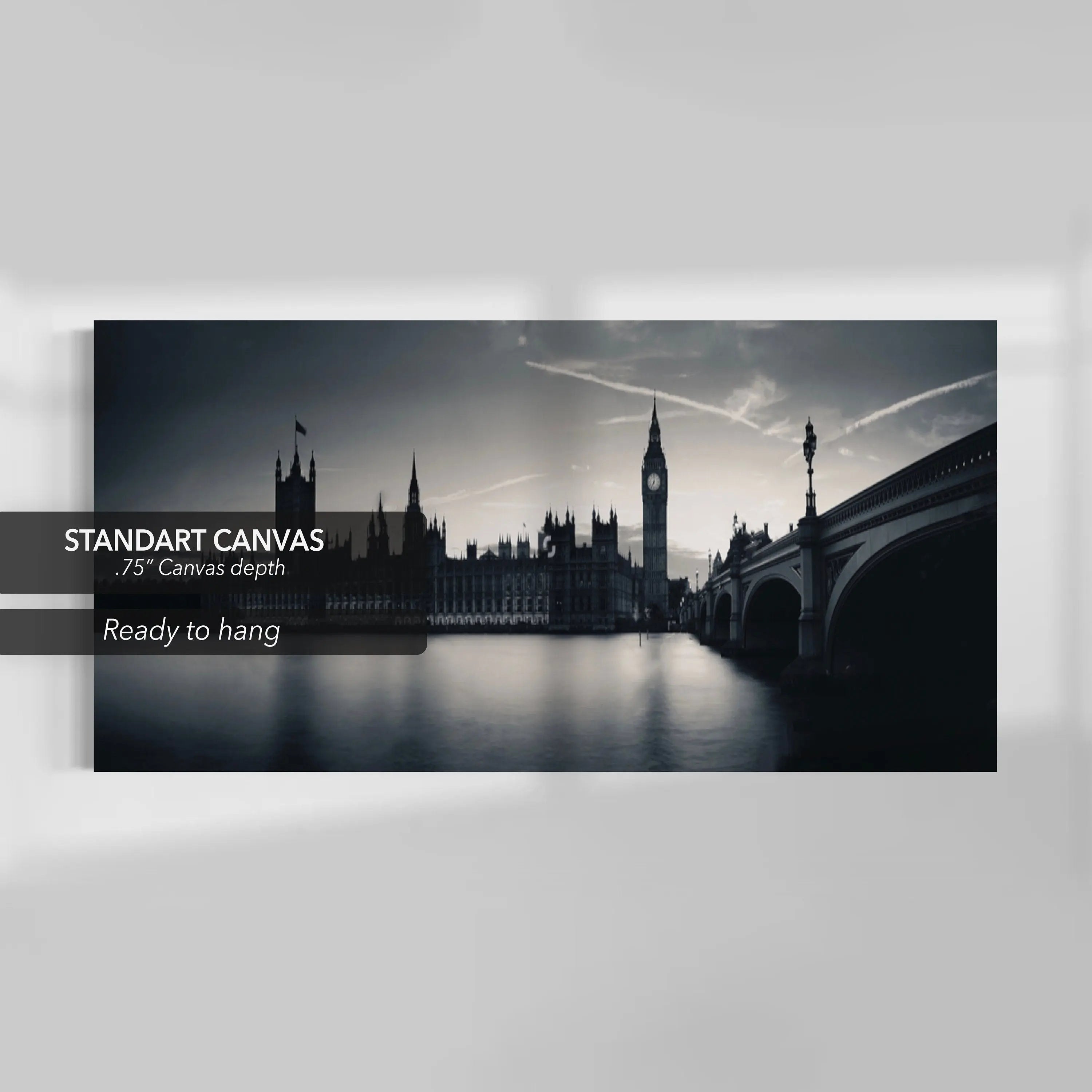 London City Panorama Skyline Canvas Wall Art | Poster Print Canvastoria