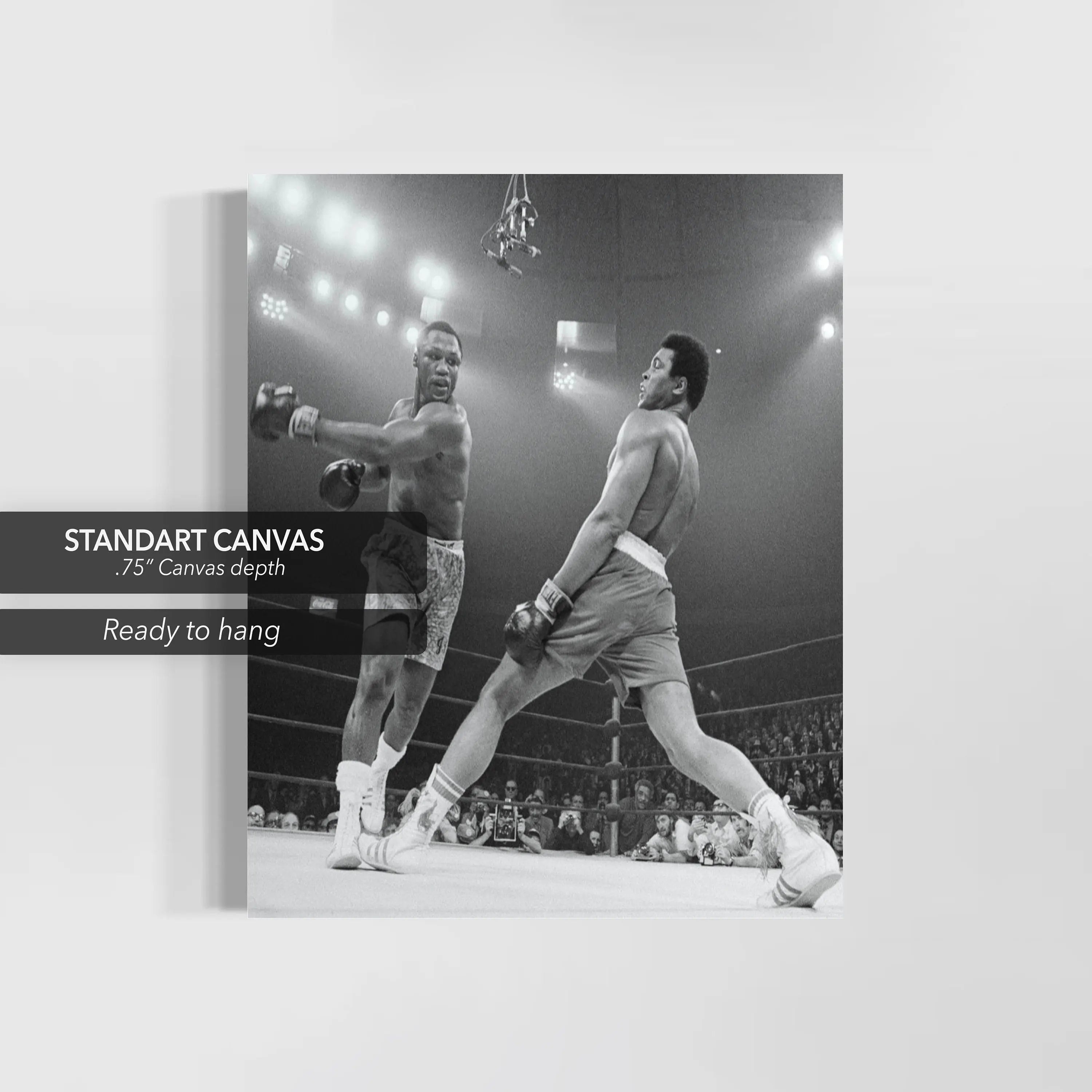 Muhammad Ali Float Butterfly Canvas Wall Art | Poster Print Canvastoria