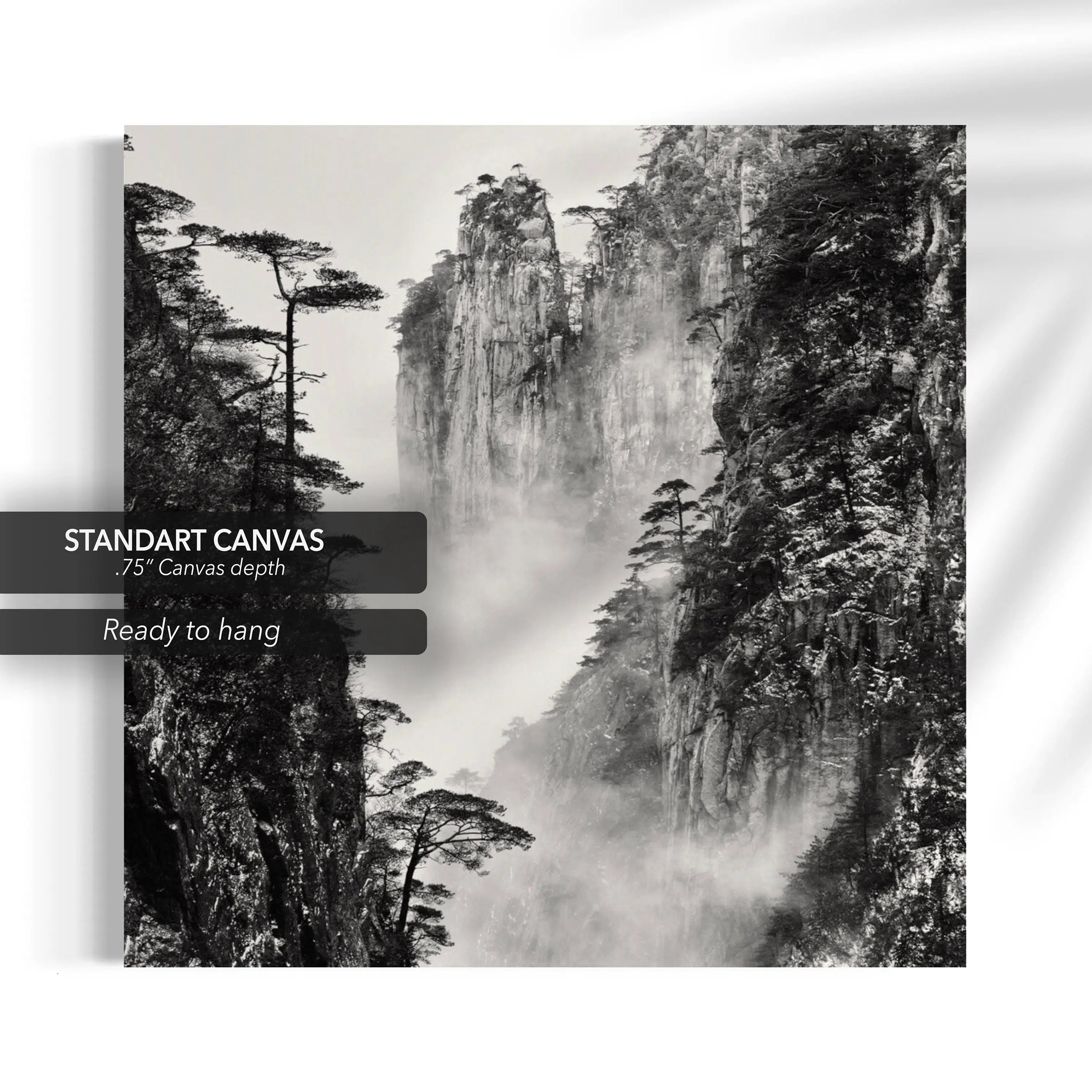 Yellow Mountain Study Canvas Wall Art | Poster Print - Canvastoria
