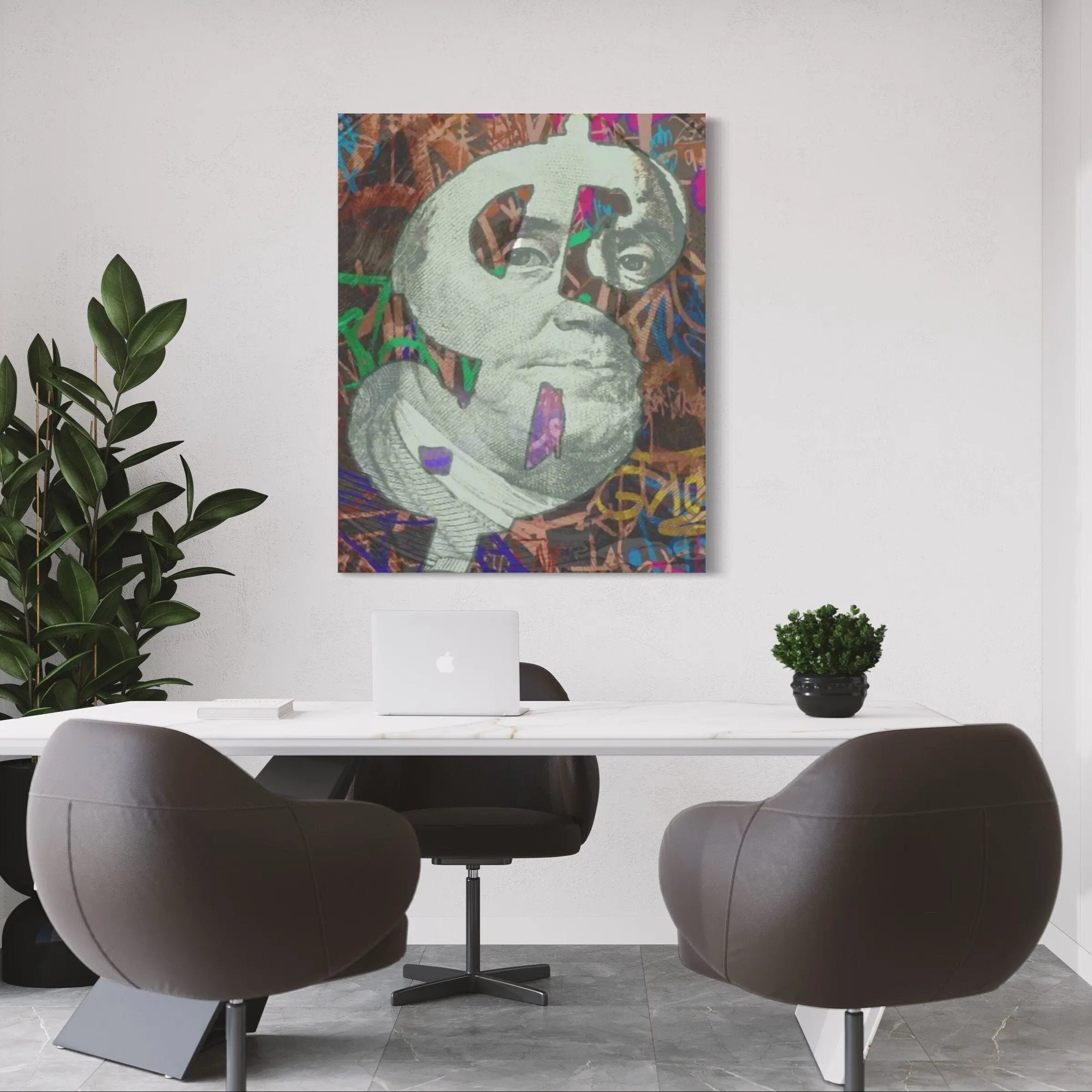 Benjamin Money Boss Canvas Wall Art | Poster Print Canvastoria
