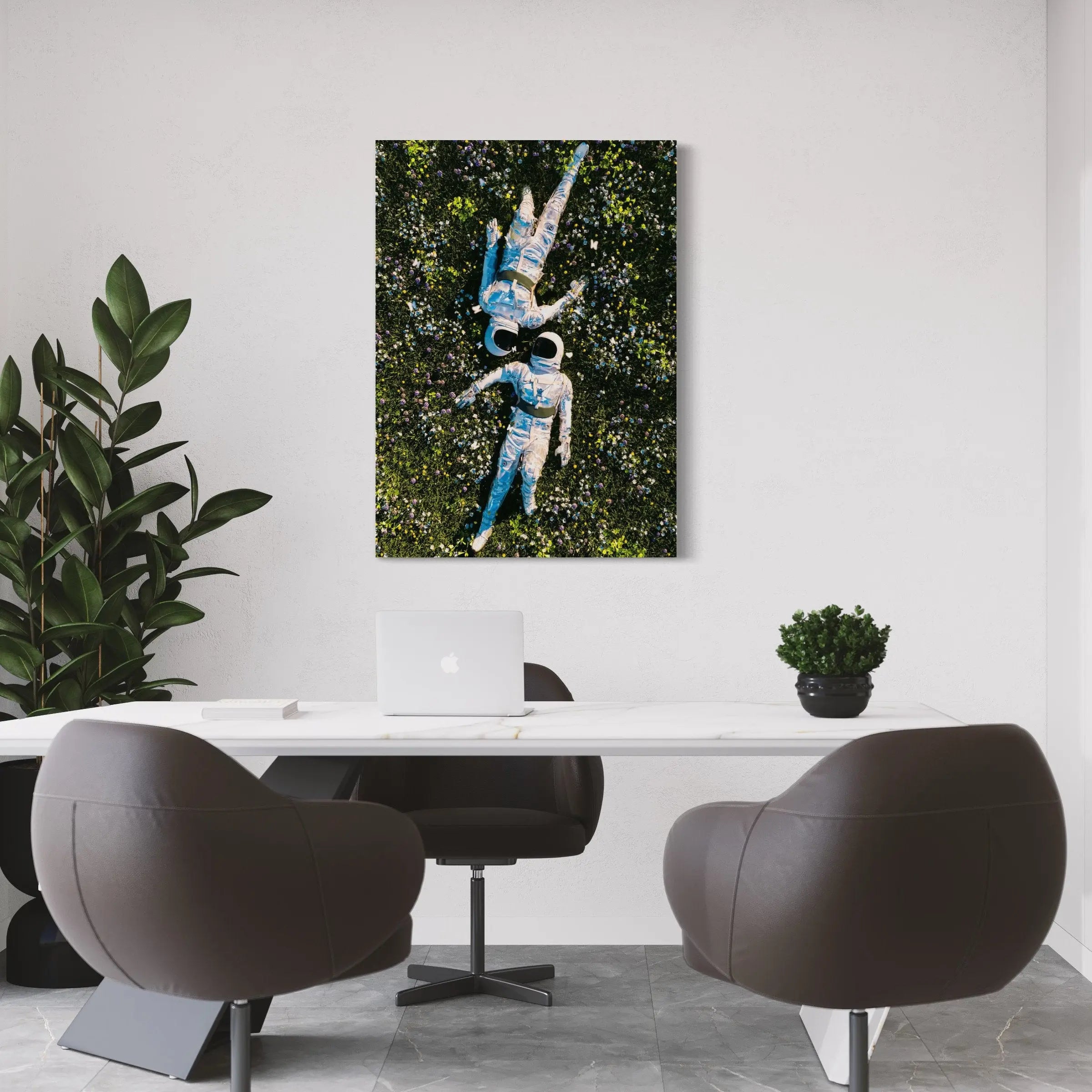 Astro 'Love in Flowers' Canvas Wall Art | Poster Print - Canvastoria