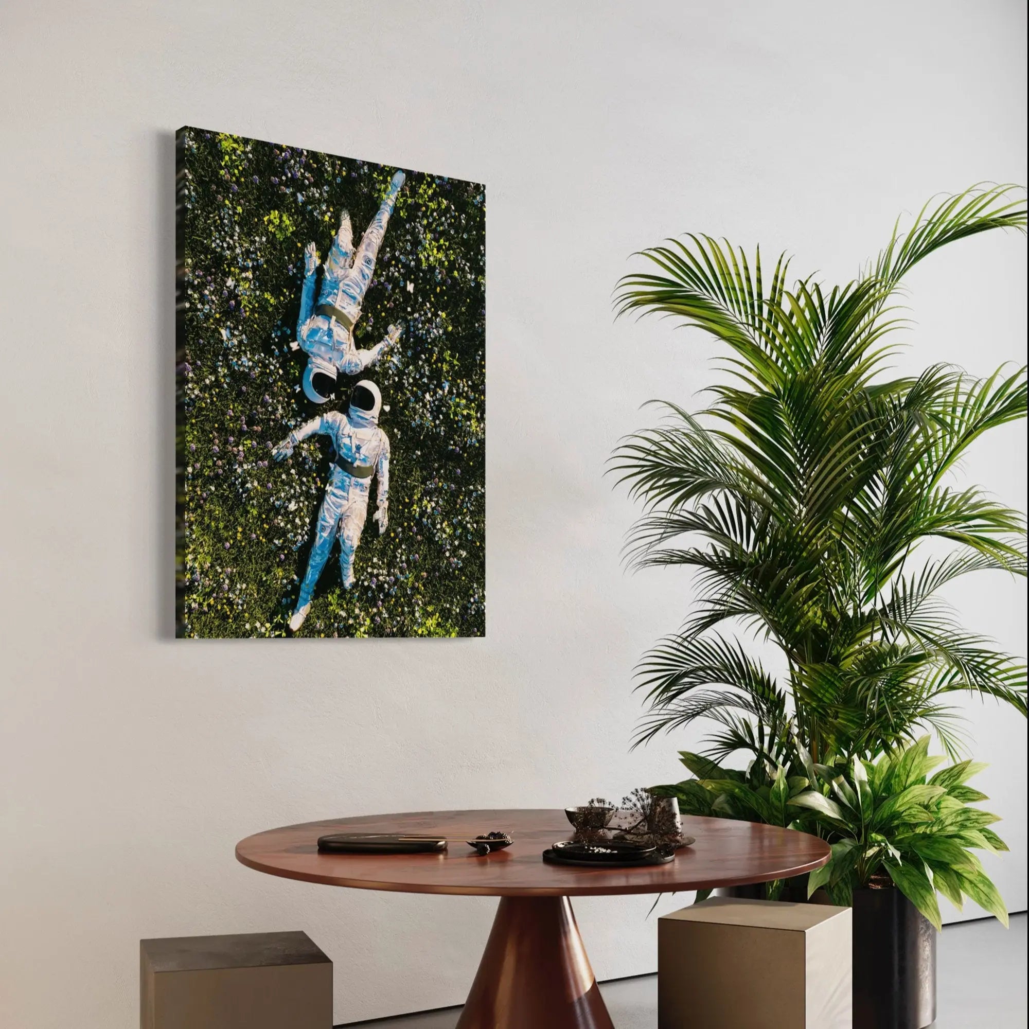 Astro 'Love in Flowers' Canvas Wall Art | Poster Print - Canvastoria