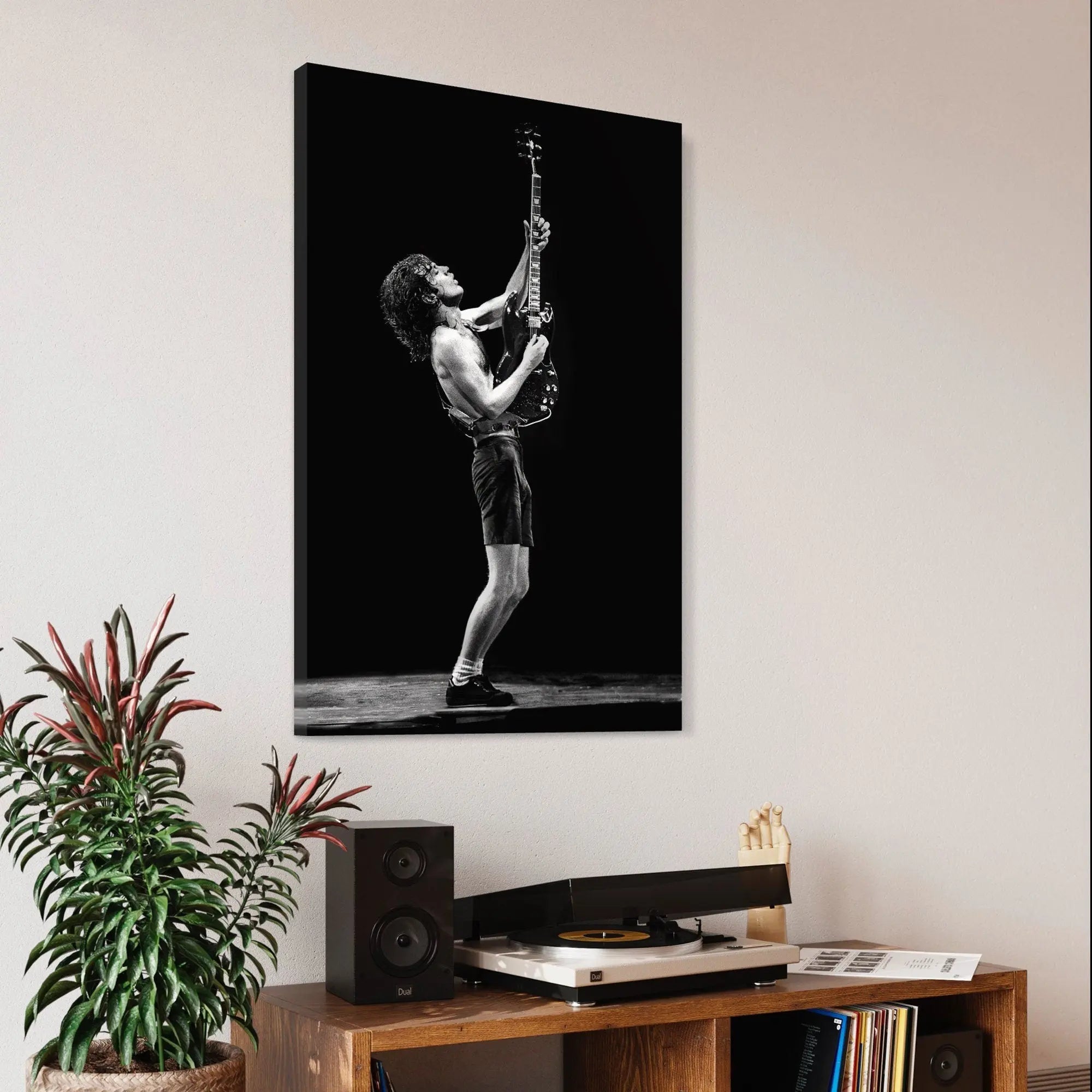 Angus Young, AC/DC Canvas Wall Art | Poster Print Canvastoria