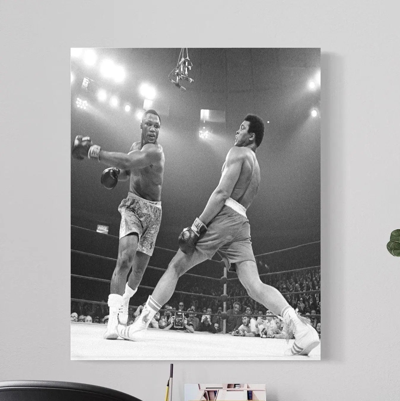 Muhammad Ali Float Butterfly Canvas Wall Art | Poster Print Canvastoria
