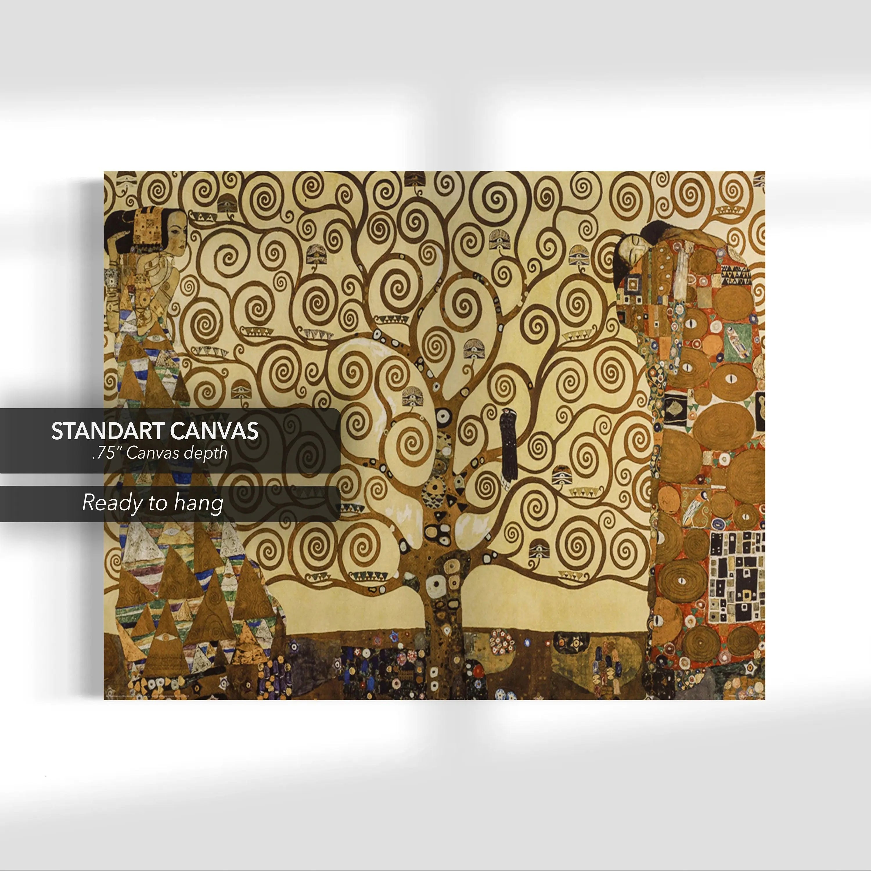 Gustav Klimt 'The Tree of Life' 1905 Canvas Wall Art | Poster Print Canvastoria