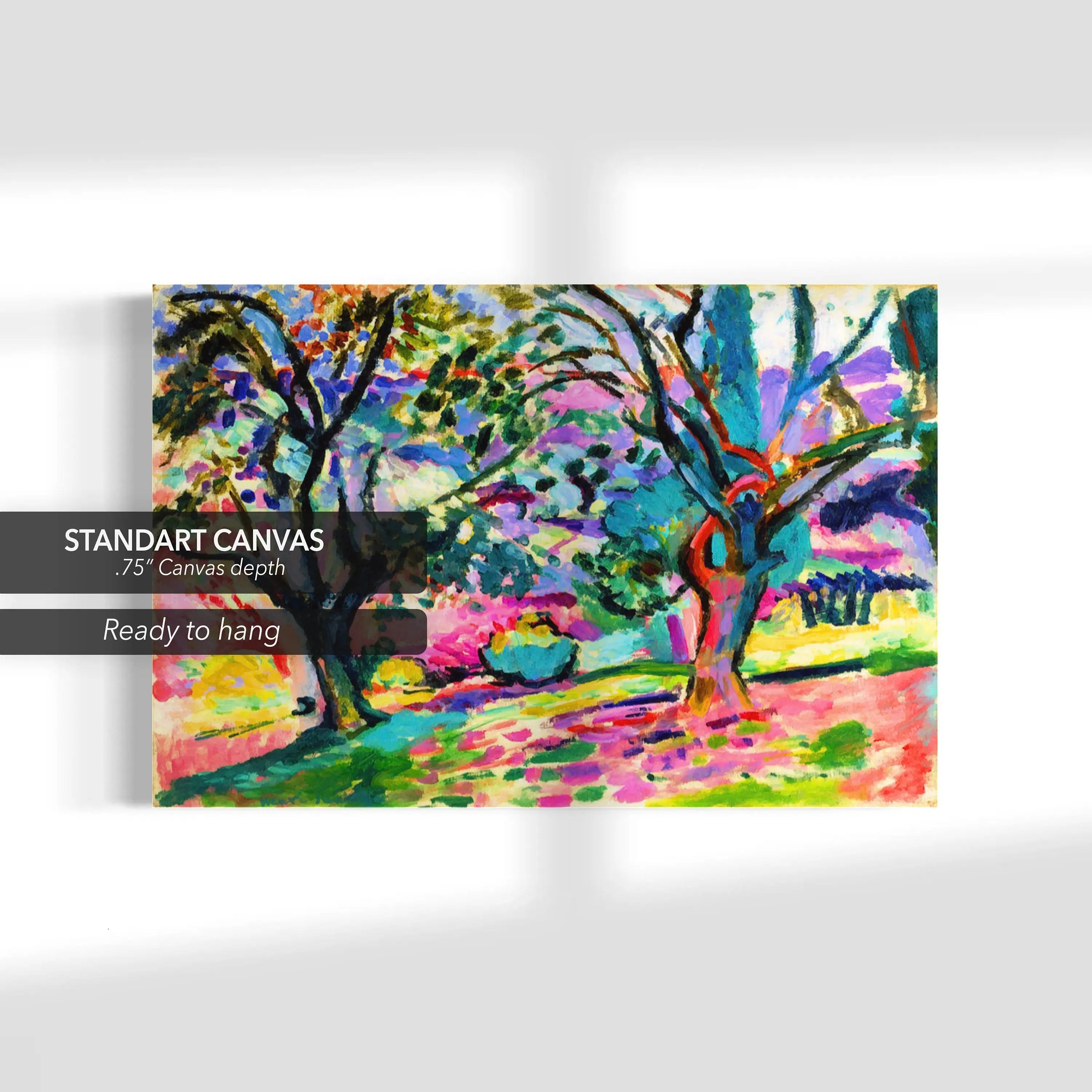Henri Matisse 'Olive Trees at Collioure' 1905 Canvas Wall Art | Poster Print Canvastoria