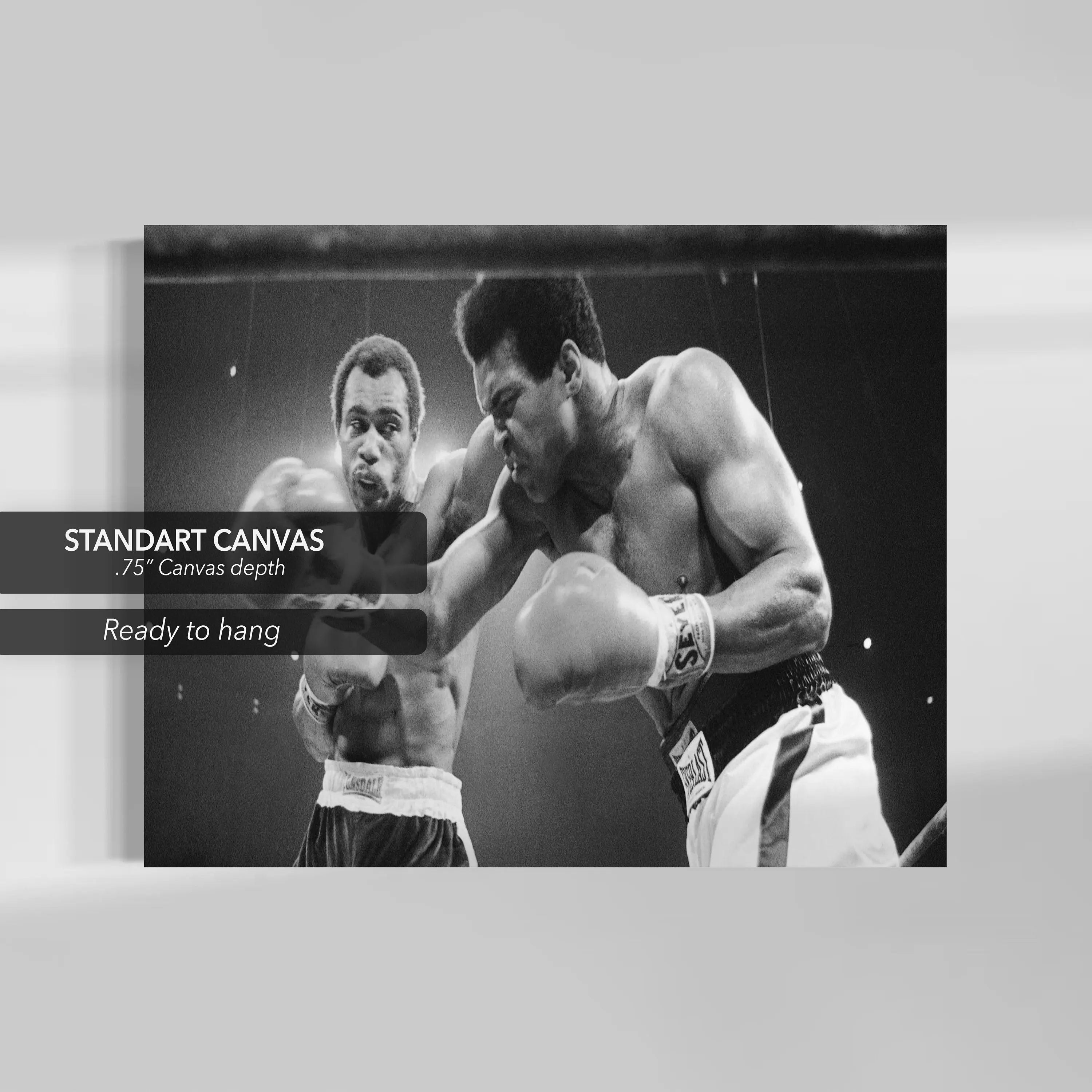 Muhammad Ali 'Knockout' Canvas Wall Art | Poster Print - Canvastoria