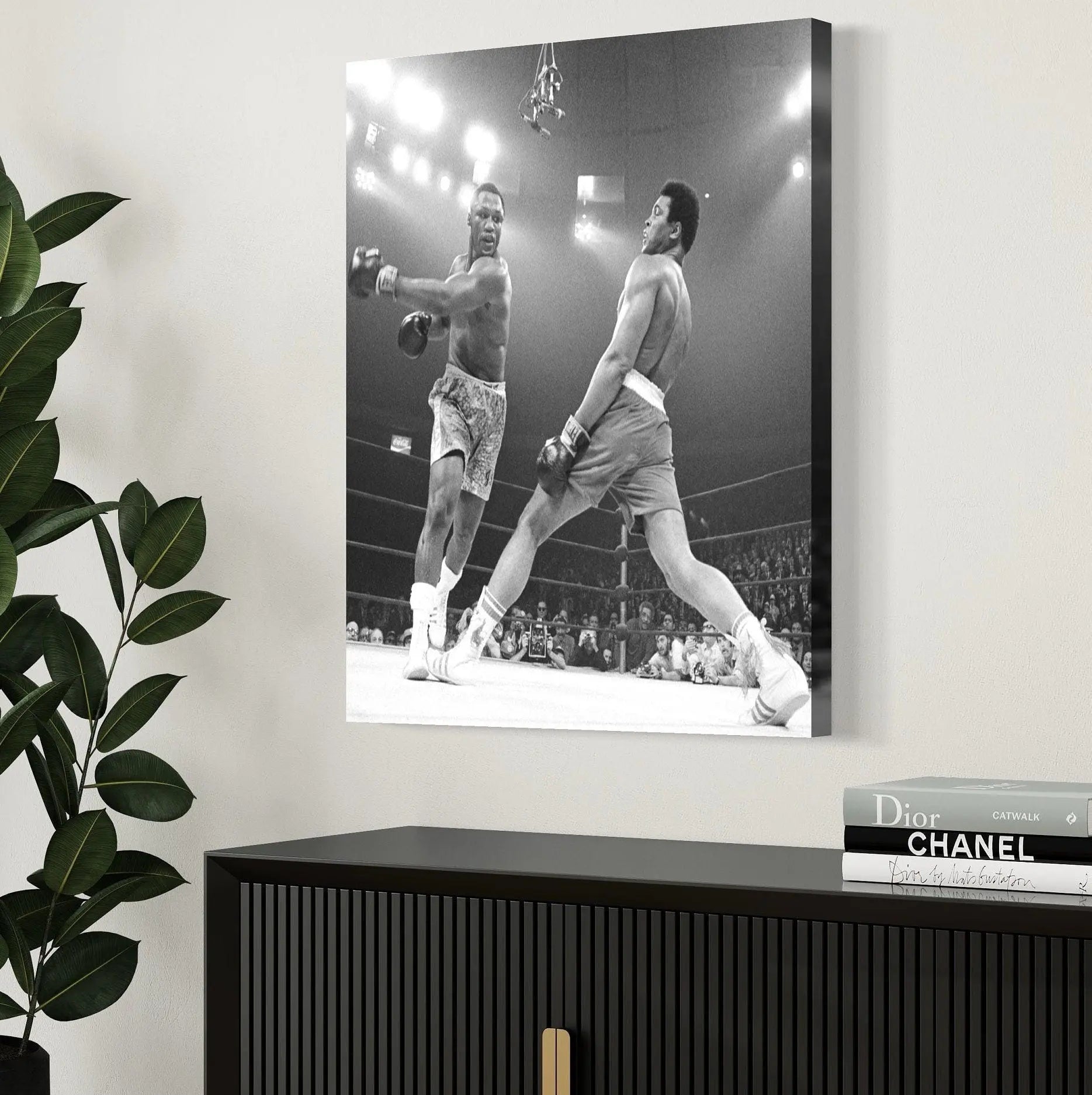 Muhammad Ali Float Butterfly Canvas Wall Art | Poster Print Canvastoria