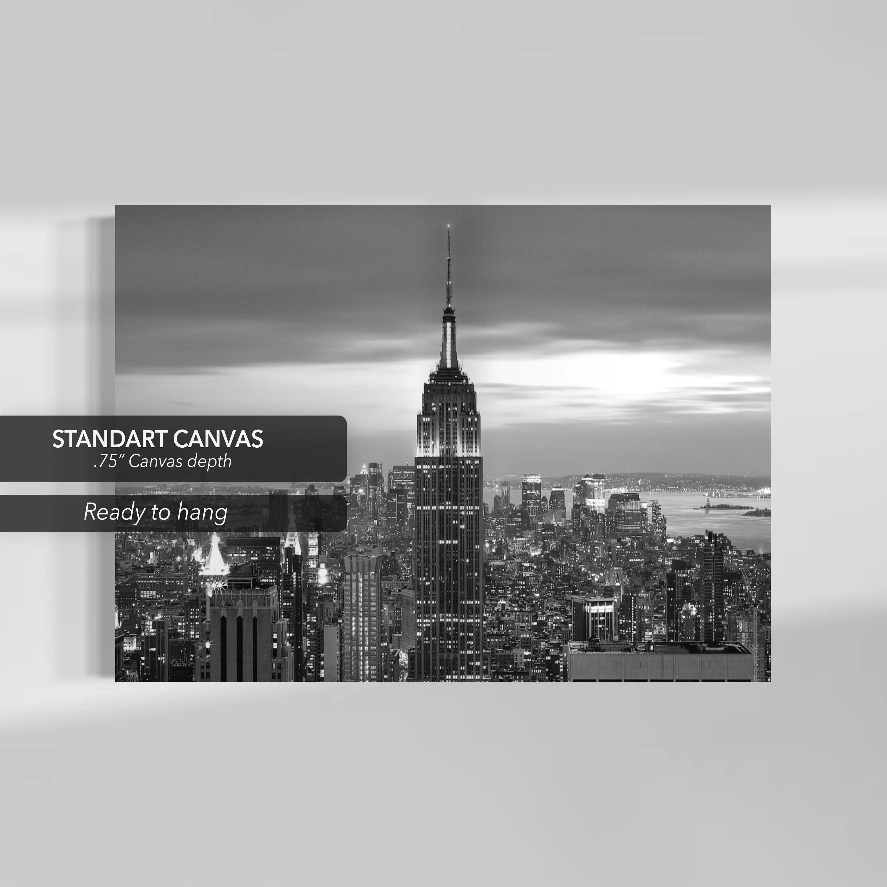 Empire State Building NYC Canvas Wall Art | Poster Print Canvastoria